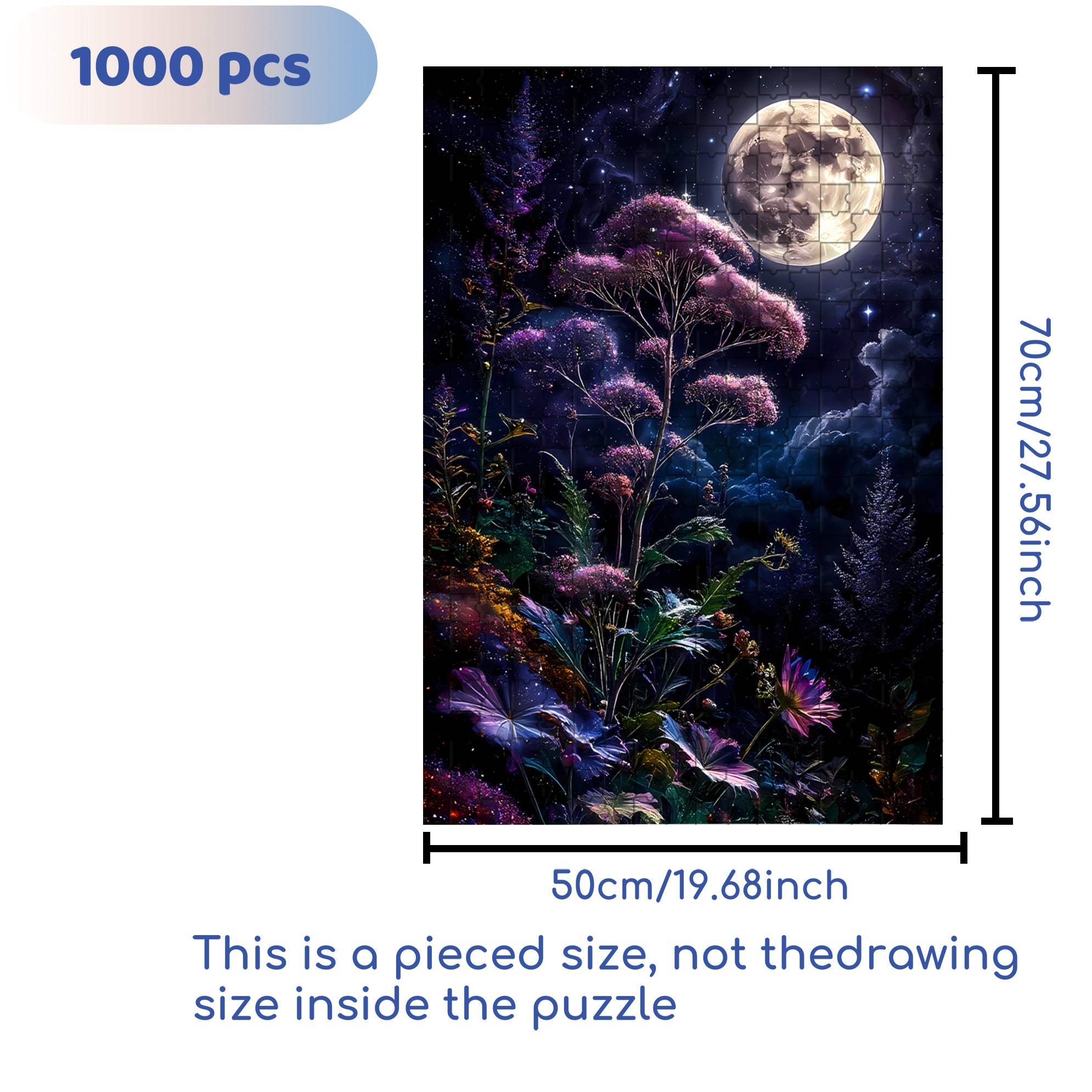 All Things Grow 500pcs/1000pcs Jigsaw Puzzle, Scratch-Resistant, Interactive Family Game & Brain-Boosting DIY Decor, Perfect for Halloween, Christmas & New Year Gifts, Family Puzzle Game