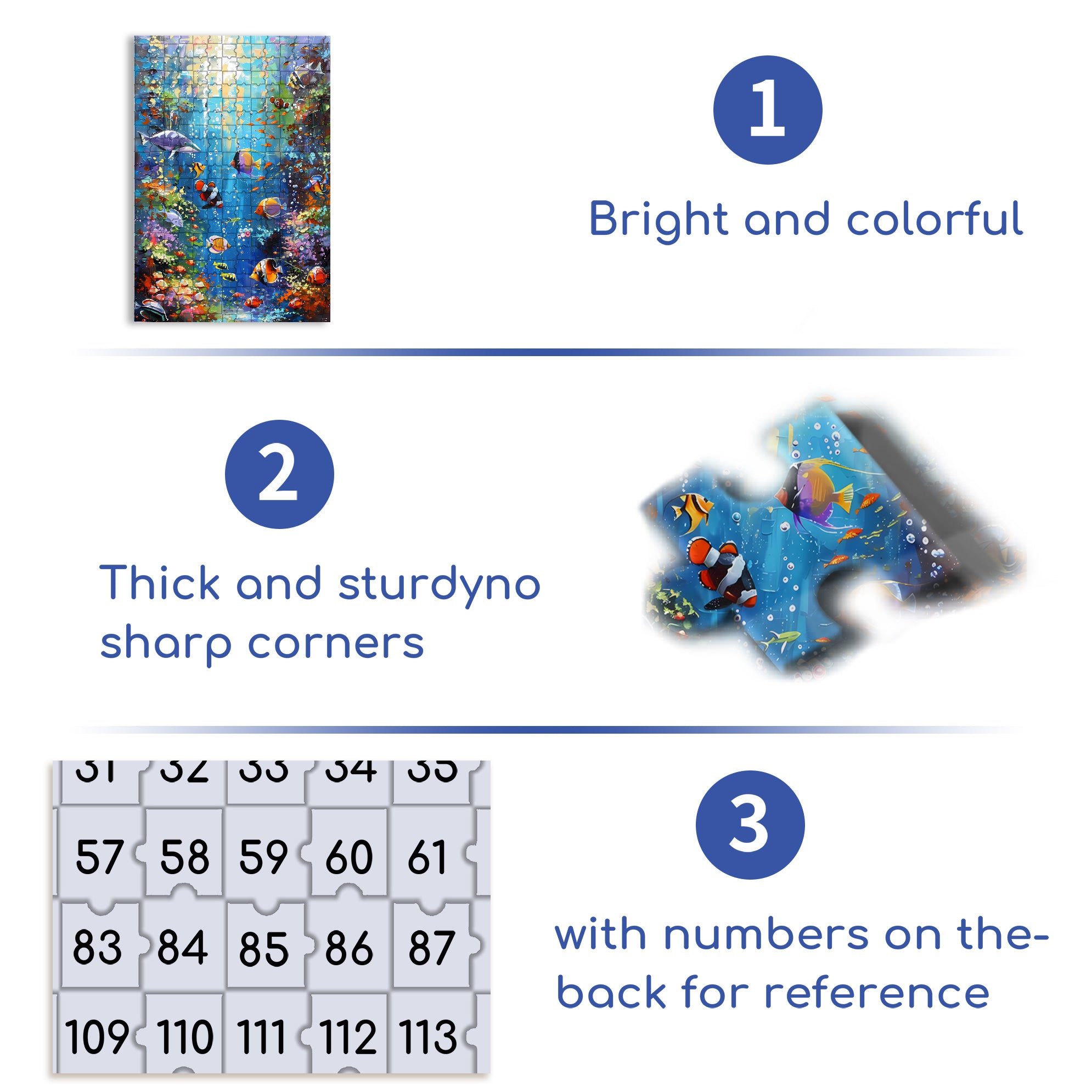 Arabic Ocean 500pcs/1000pcs Jigsaw Puzzle, Scratch-Resistant, Interactive Family Game & Brain-Boosting DIY Decor, Perfect for Halloween, Christmas & New Year Gifts, Family Puzzle Game