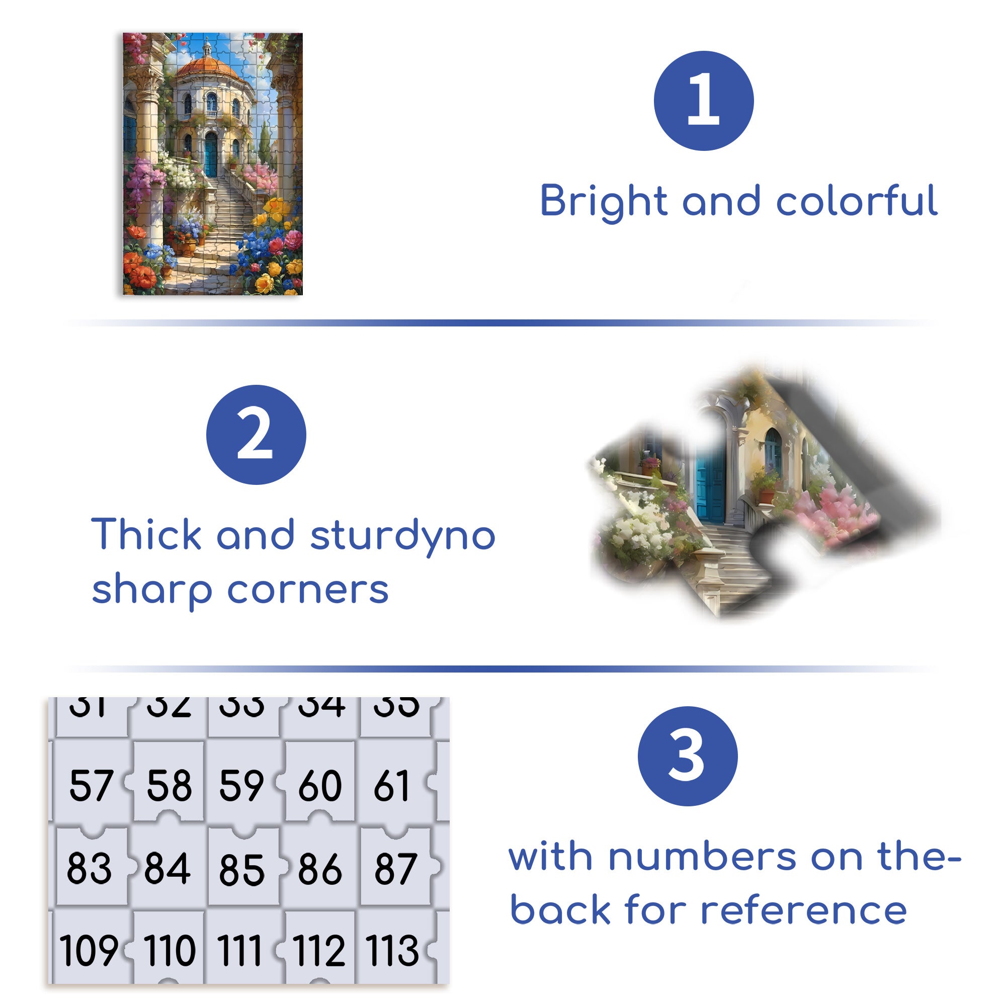 Ascent 500pcs/1000pcs Jigsaw Puzzle, Scratch-Resistant, Interactive Family Game & Brain-Boosting DIY Decor, Perfect for Halloween, Christmas & New Year Gifts, Family Puzzle Game