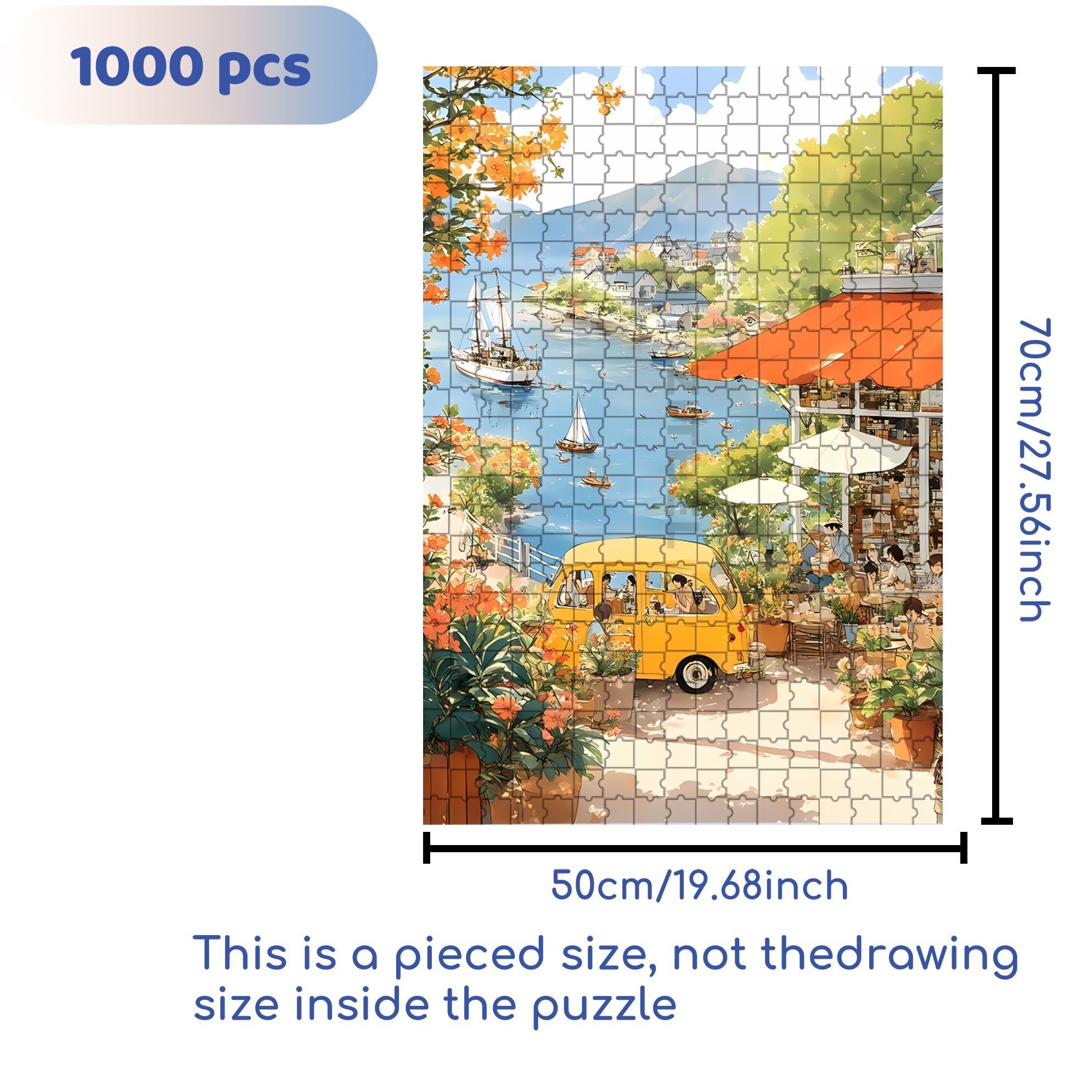 Beatles 500pcs/1000pcs Jigsaw Puzzle, Scratch-Resistant, Interactive Family Game & Brain-Boosting DIY Decor, Perfect for Halloween, Christmas & New Year Gifts, Family Puzzle Game