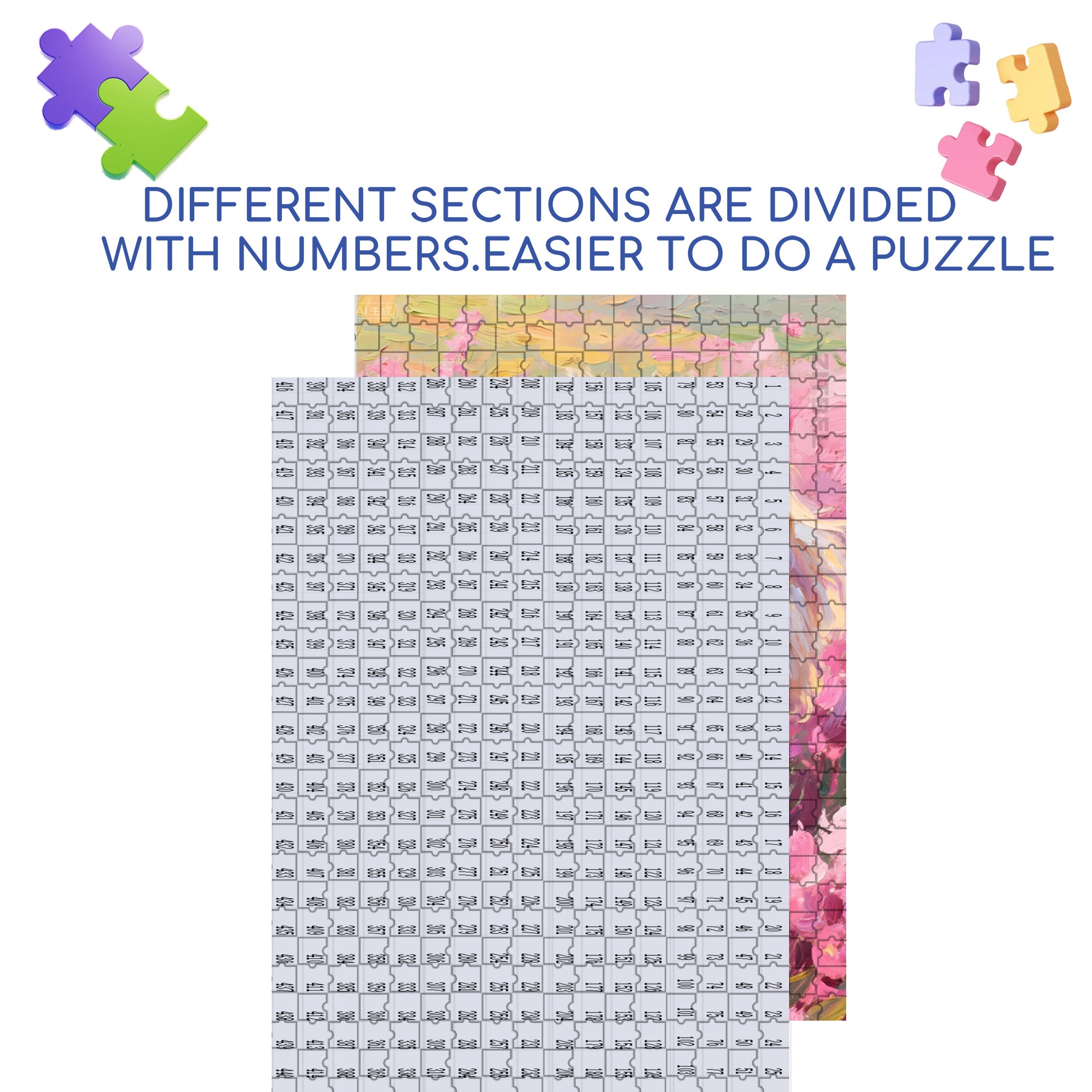 Cute Puppy 500pcs/1000pcs Jigsaw Puzzle, Scratch-Resistant, Interactive Family Game & Brain-Boosting DIY Decor, Perfect for Halloween, Christmas & New Year Gifts, Family Puzzle Game