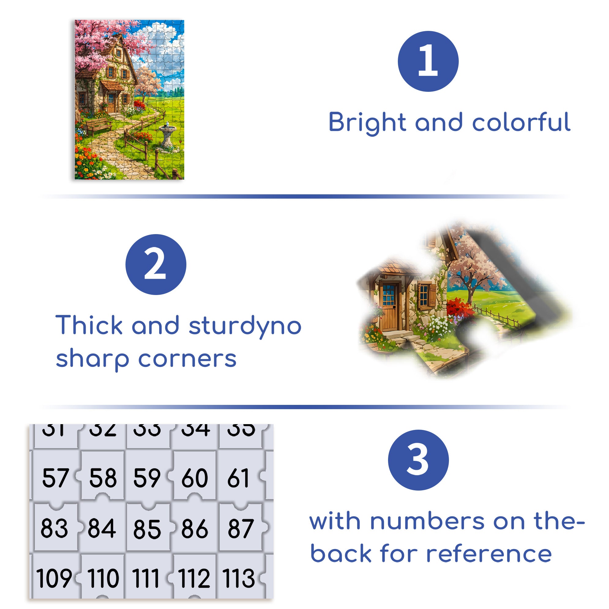 Early Spring 500pcs/1000pcs Jigsaw Puzzle, Scratch-Resistant, Interactive Family Game & Brain-Boosting DIY Decor, Perfect for Halloween, Christmas & New Year Gifts, Family Puzzle Game