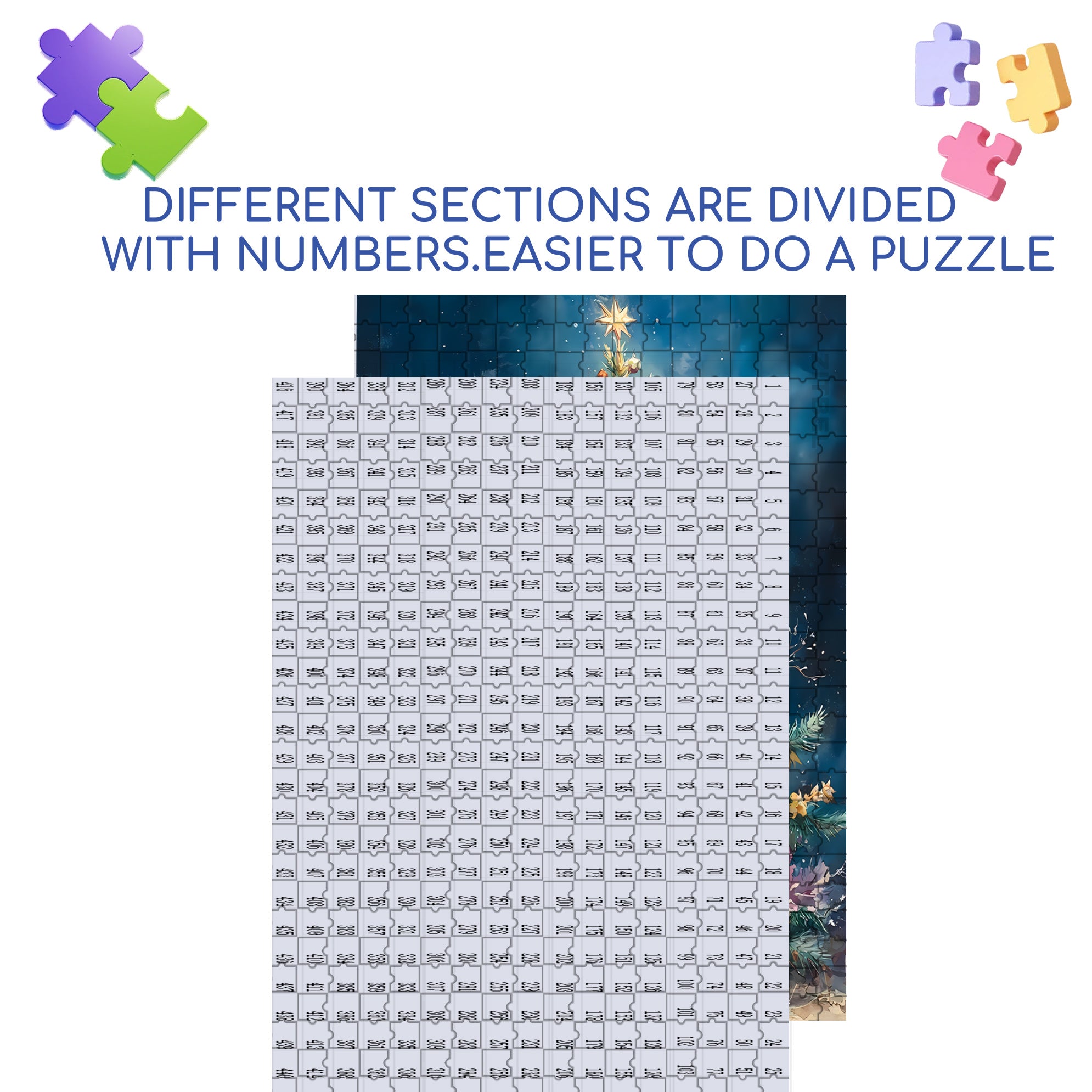 Embrace The Beauty 500pcs/1000pcs Jigsaw Puzzle, Scratch-Resistant, Interactive Family Game & Brain-Boosting DIY Decor, Perfect for Halloween, Christmas & New Year Gifts, Family Puzzle Game