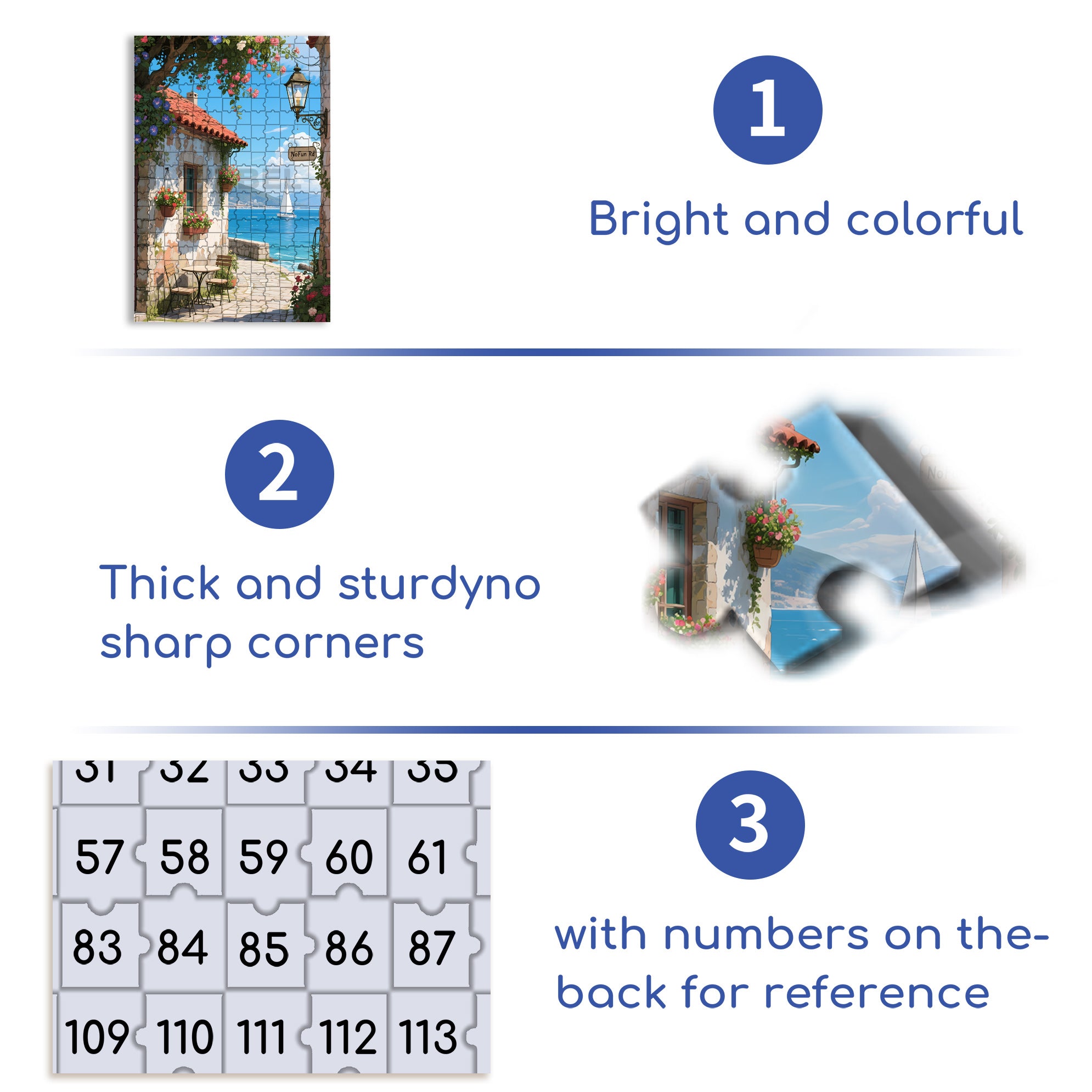 Good Morning 500pcs/1000pcs Jigsaw Puzzle, Scratch-Resistant, Interactive Family Game & Brain-Boosting DIY Decor, Perfect for Halloween, Christmas & New Year Gifts, Family Puzzle Game