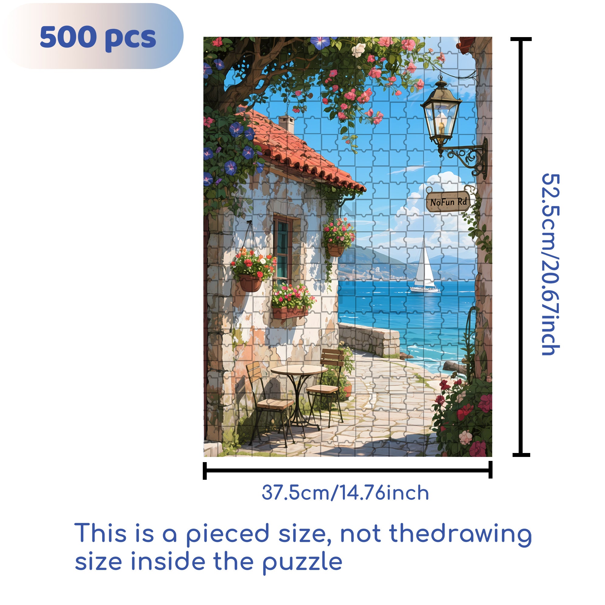 Good Morning 500pcs/1000pcs Jigsaw Puzzle, Scratch-Resistant, Interactive Family Game & Brain-Boosting DIY Decor, Perfect for Halloween, Christmas & New Year Gifts, Family Puzzle Game