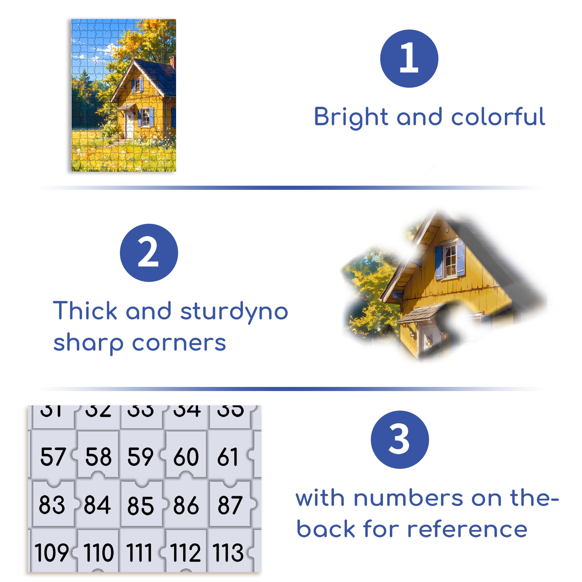 Good Sun Exposure 500pcs/1000pcs Jigsaw Puzzle, Scratch-Resistant, Interactive Family Game & Brain-Boosting DIY Decor, Perfect for Halloween, Christmas & New Year Gifts, Family Puzzle Game