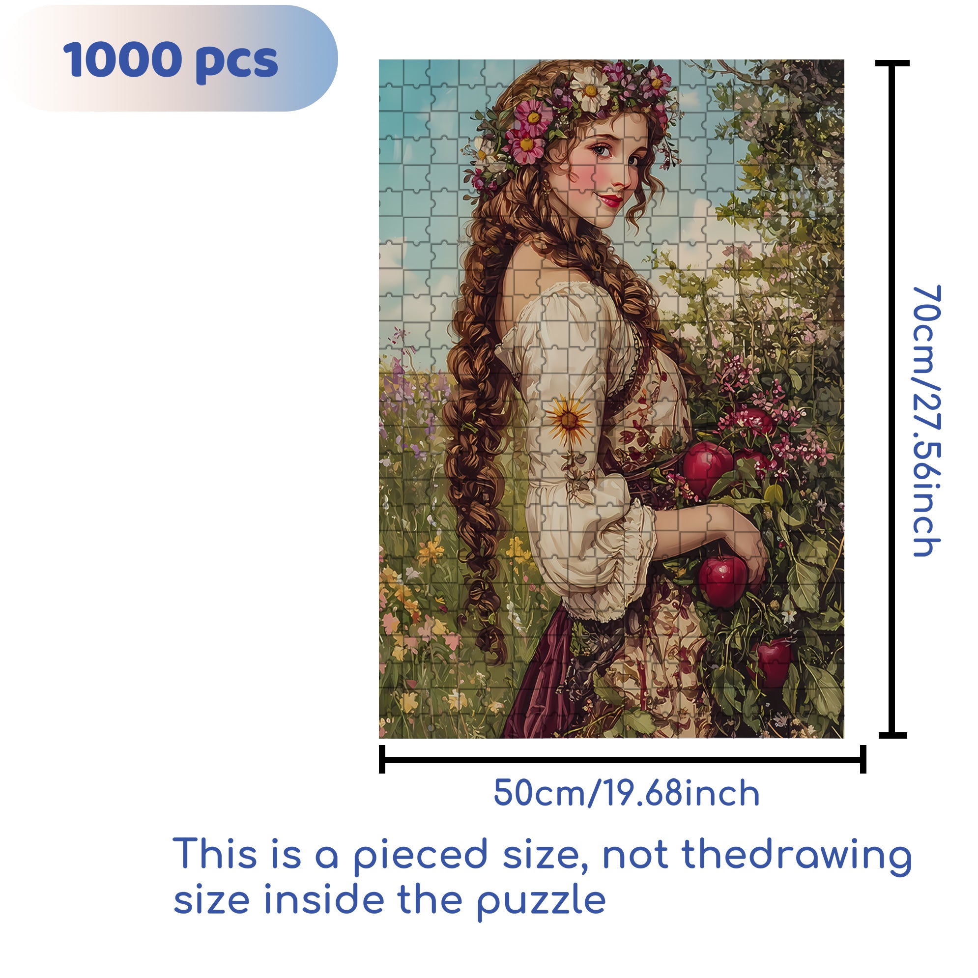 One Autumn Afternoon 500pcs/1000pcs Jigsaw Puzzle, Scratch-Resistant, Interactive Family Game & Brain-Boosting DIY Decor, Perfect for Halloween, Christmas & New Year Gifts, Family Puzzle Game