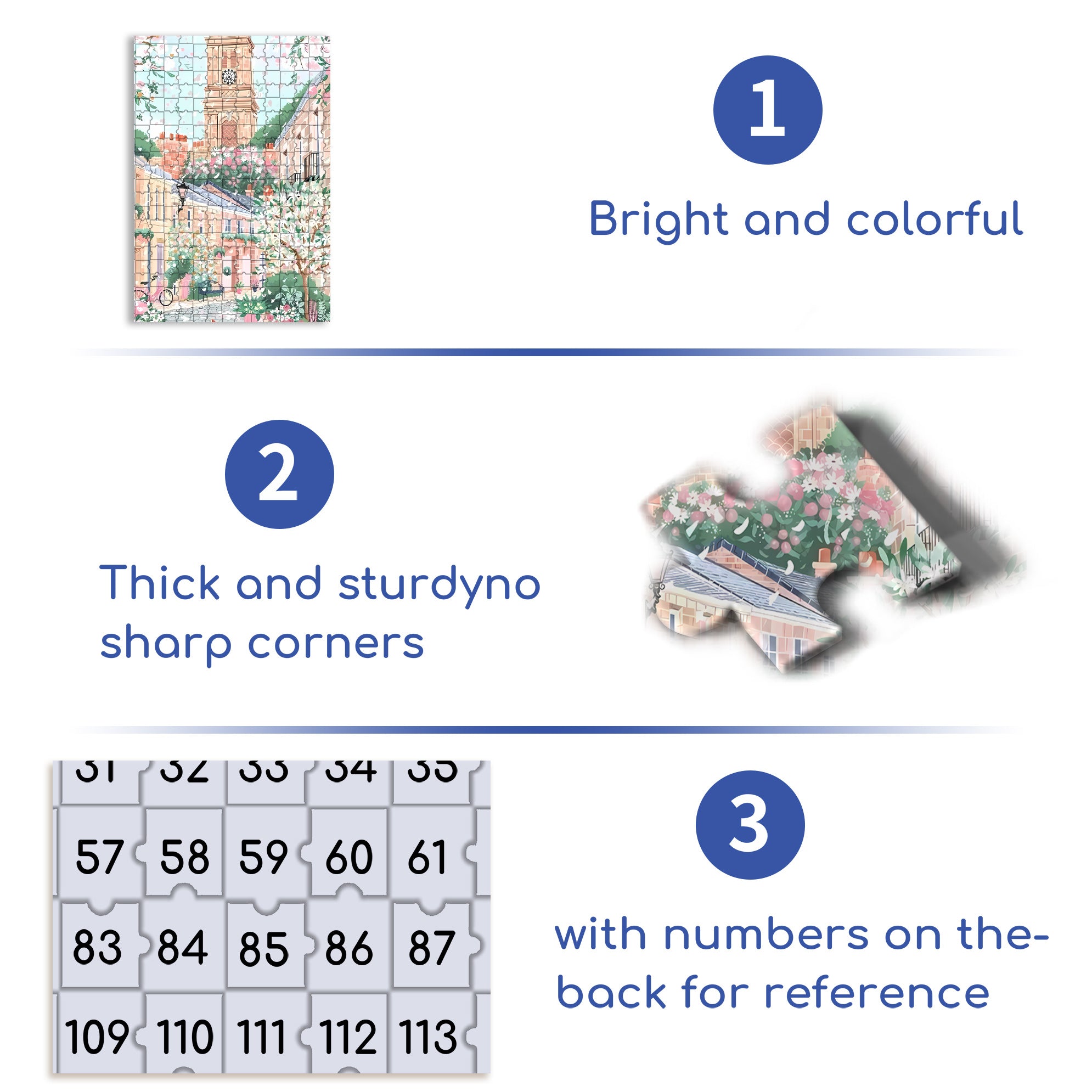 Prosperous 500pcs/1000pcs Jigsaw Puzzle, Scratch-Resistant, Interactive Family Game & Brain-Boosting DIY Decor, Perfect for Halloween, Christmas & New Year Gifts, Family Puzzle Game