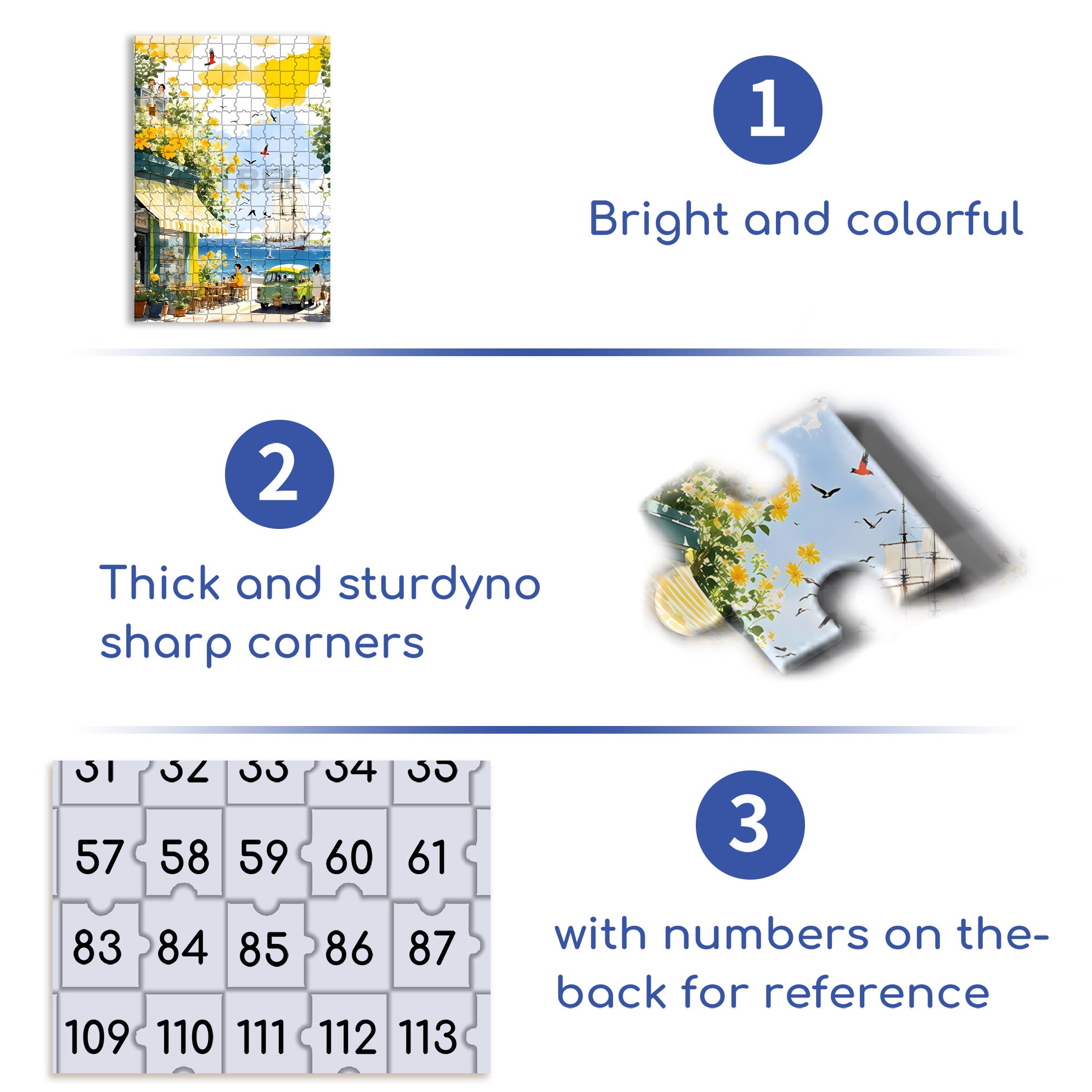 Set Sail 500pcs/1000pcs Jigsaw Puzzle, Scratch-Resistant, Interactive Family Game & Brain-Boosting DIY Decor, Perfect for Halloween, Christmas & New Year Gifts, Family Puzzle Game