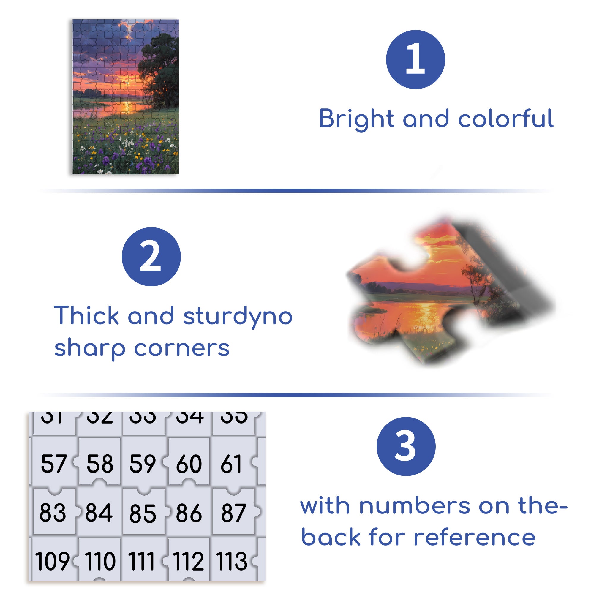 Summer Sunset 500pcs/1000pcs Jigsaw Puzzle, Scratch-Resistant, Interactive Family Game & Brain-Boosting DIY Decor, Perfect for Halloween, Christmas & New Year Gifts, Family Puzzle Game