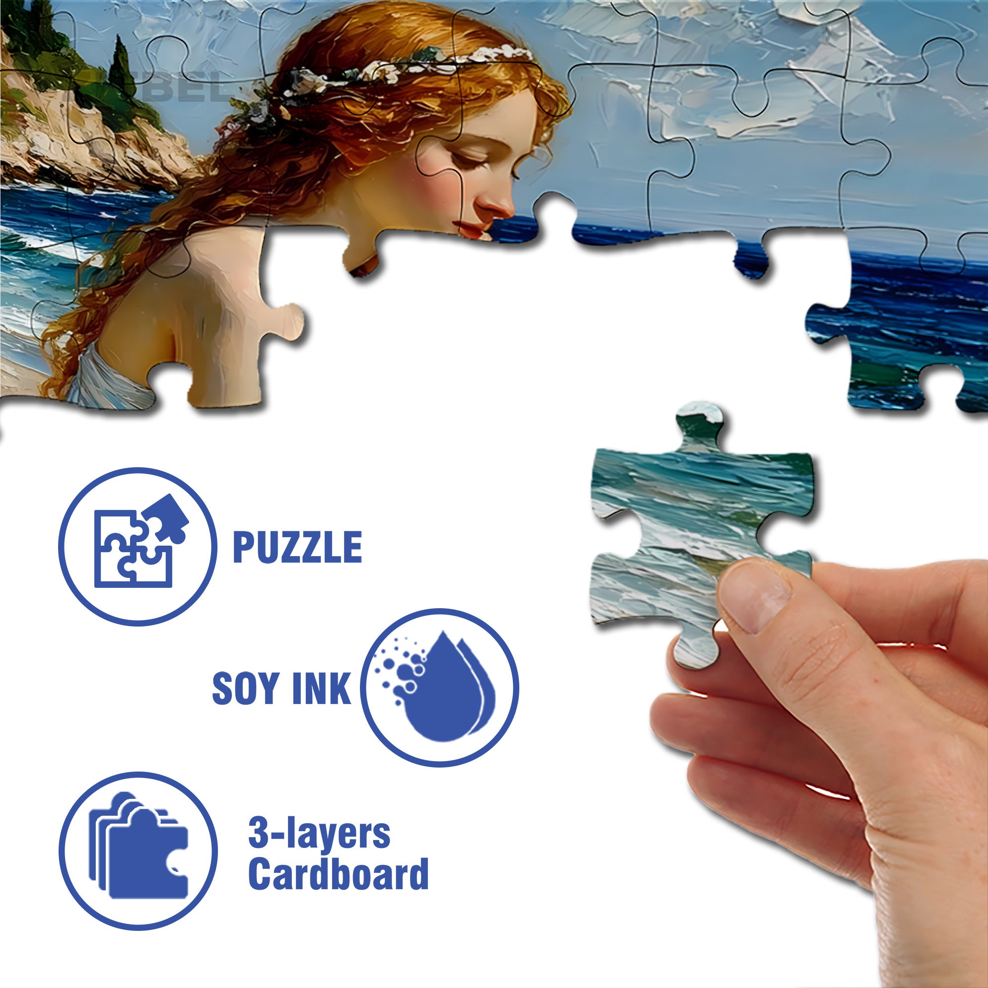 Thinking 500pcs/1000pcs Jigsaw Puzzle, Scratch-Resistant, Interactive Family Game & Brain-Boosting DIY Decor, Perfect for Halloween, Christmas & New Year Gifts, Family Puzzle Game