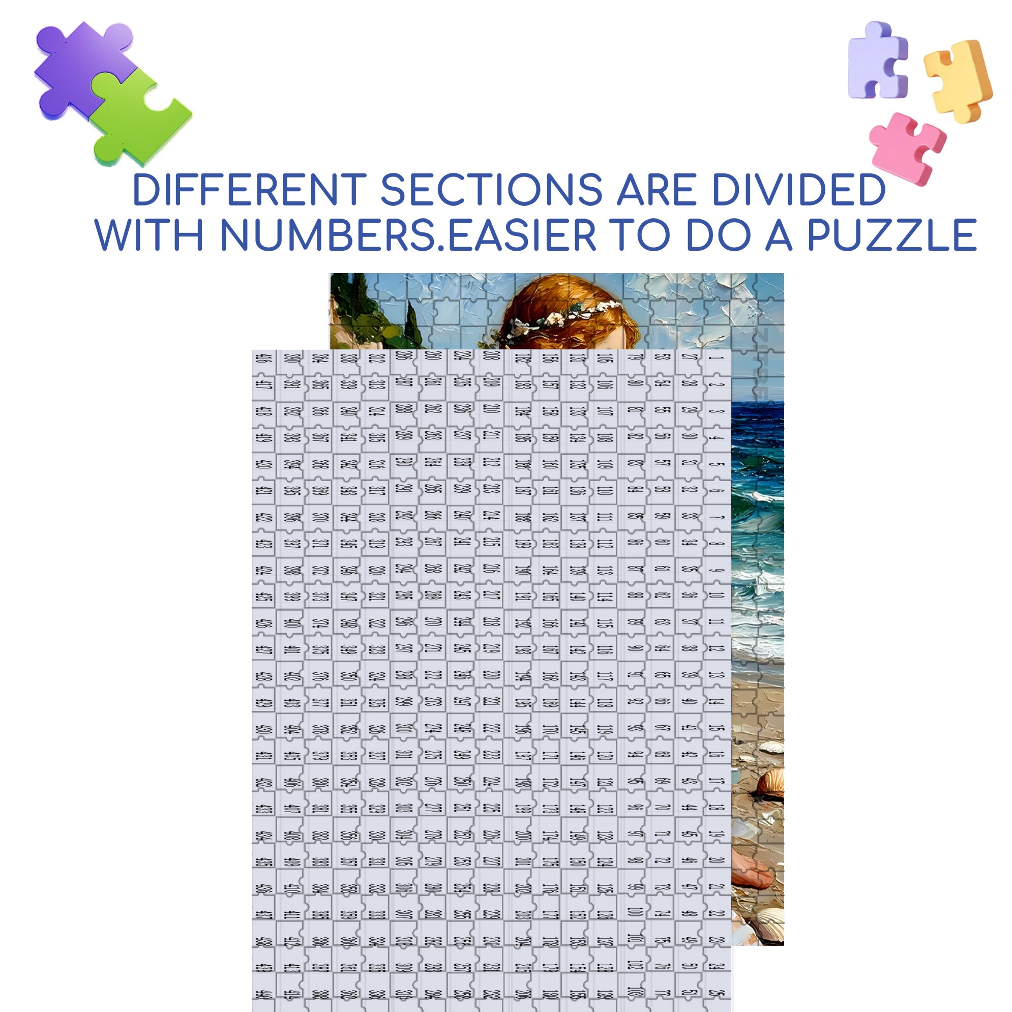 Thinking 500pcs/1000pcs Jigsaw Puzzle, Scratch-Resistant, Interactive Family Game & Brain-Boosting DIY Decor, Perfect for Halloween, Christmas & New Year Gifts, Family Puzzle Game