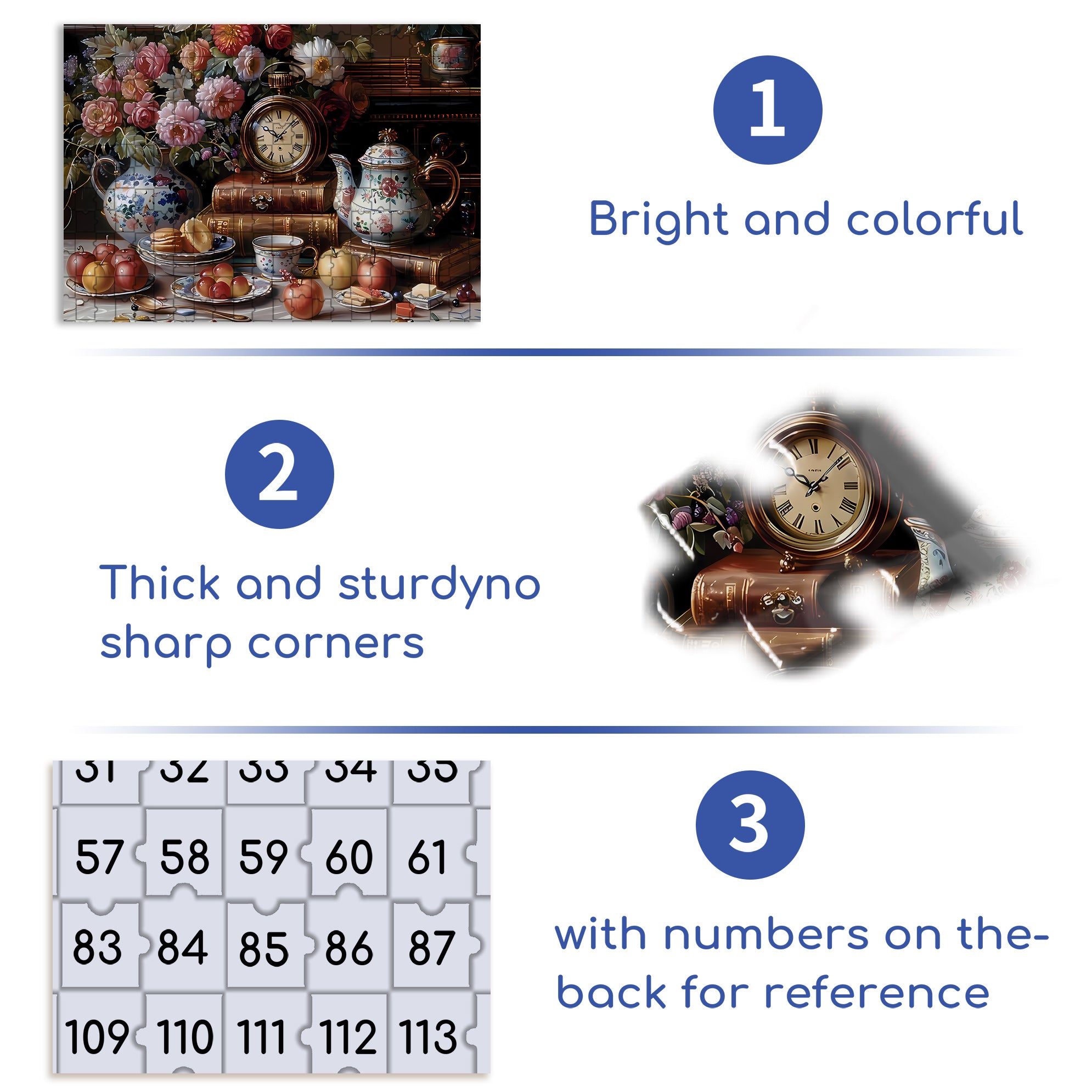 Artcorvibes 500pcs/1000pcs Jigsaw Puzzle, Scratch-Resistant, Interactive Family Game & Brain-Boosting DIY Decor, Perfect for Halloween, Christmas & New Year Gifts, Family Puzzle Game