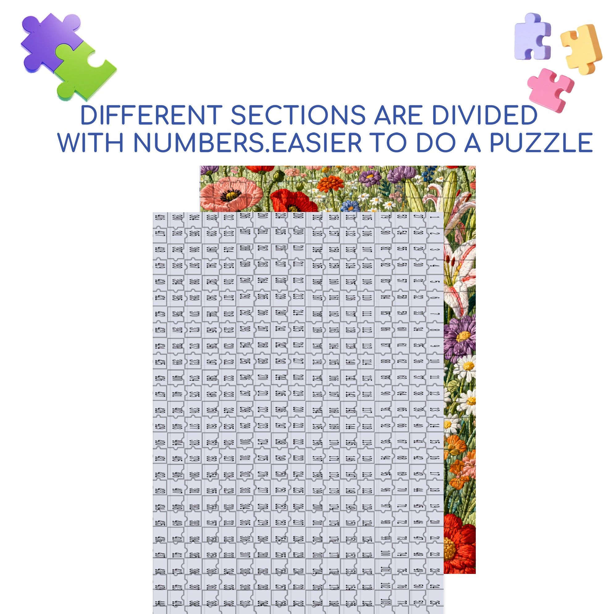 Butterfly and Cat 500pcs/1000pcs Jigsaw Puzzle, Scratch-Resistant, Interactive Family Game & Brain-Boosting DIY Decor, Perfect for Halloween, Christmas & New Year Gifts, Family Puzzle Game