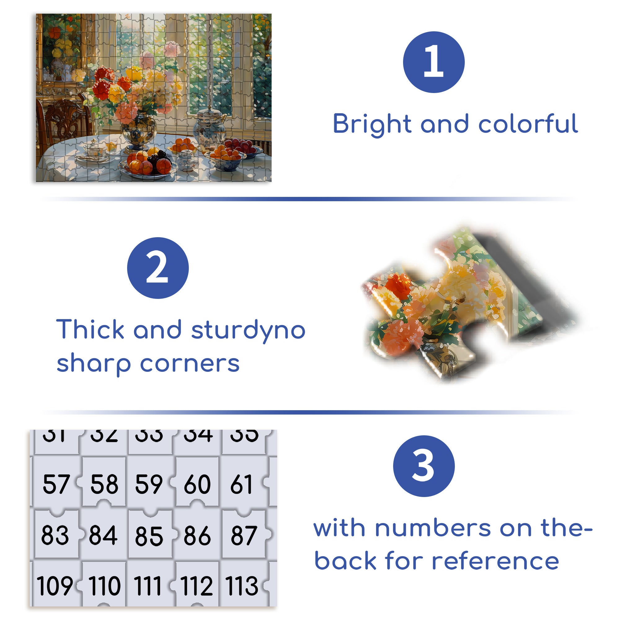 Colorful Awakening 500pcs/1000pcs Jigsaw Puzzle, Scratch-Resistant, Interactive Family Game & Brain-Boosting DIY Decor, Perfect for Halloween, Christmas & New Year Gifts, Family Puzzle Game