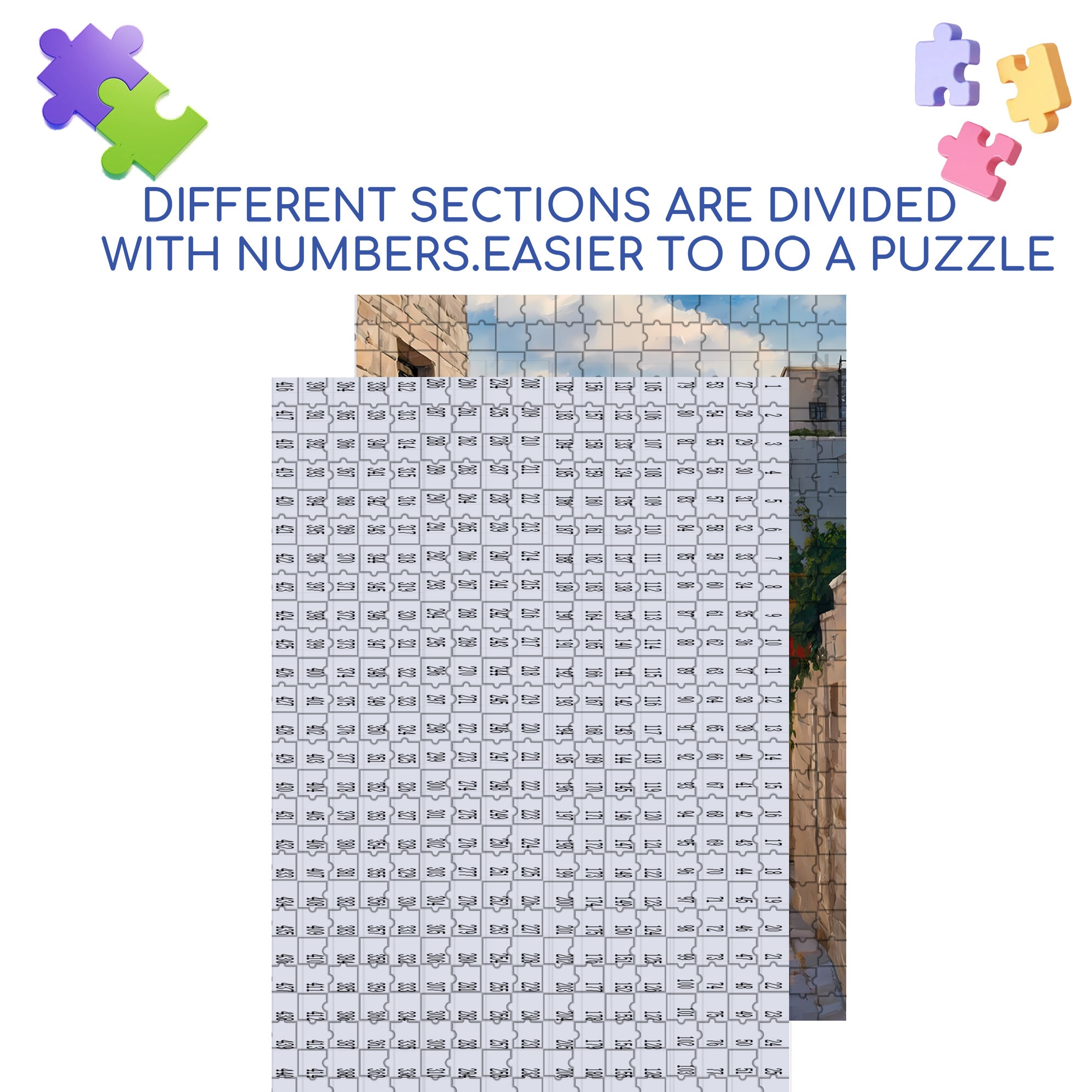 Golden Dome 500pcs/1000pcs Jigsaw Puzzle, Scratch-Resistant, Interactive Family Game & Brain-Boosting DIY Decor, Perfect for Halloween, Christmas & New Year Gifts, Family Puzzle Game