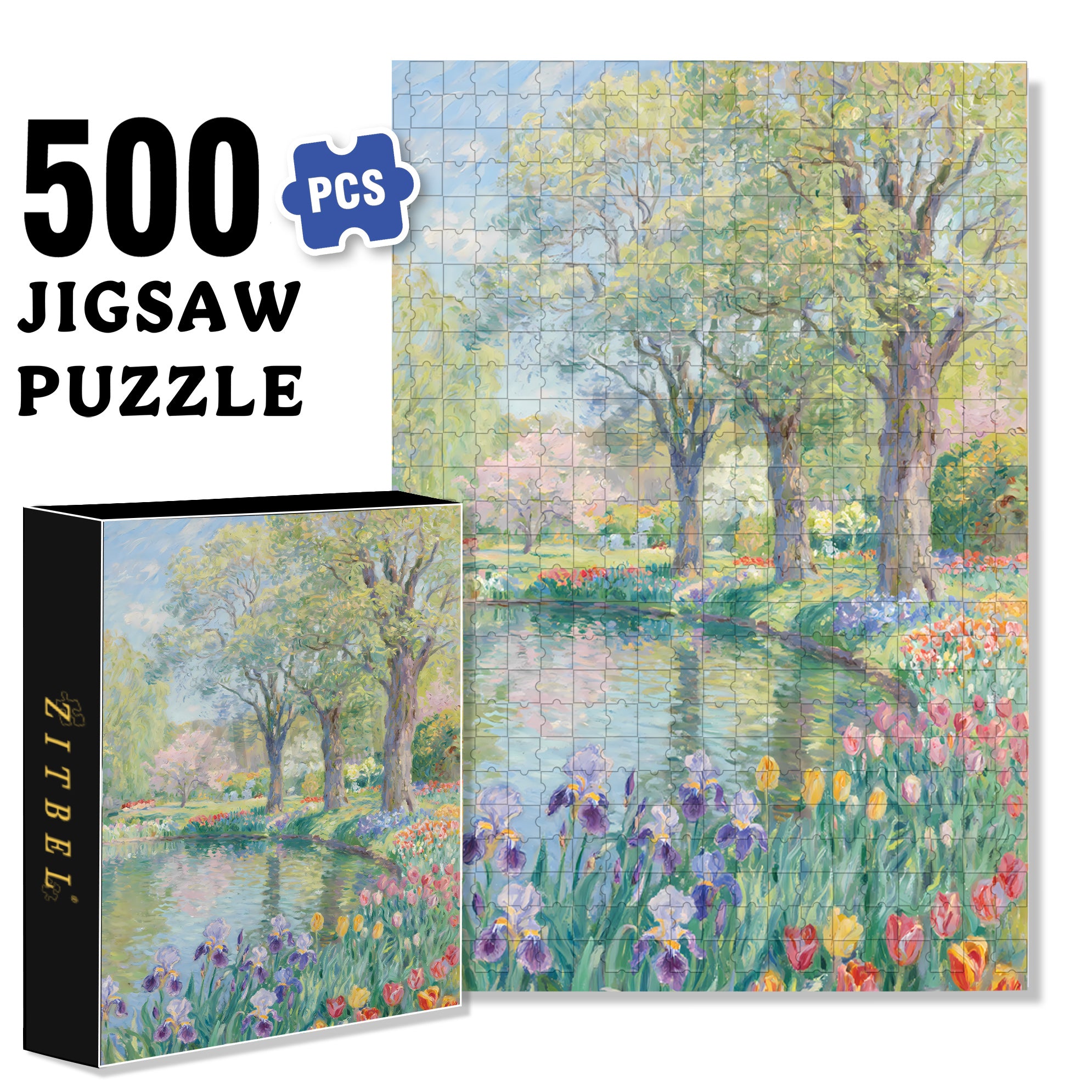 Intoxicative 500pcs/1000pcs Jigsaw Puzzle, Scratch-Resistant, Interactive Family Game & Brain-Boosting DIY Decor, Perfect for Halloween, Christmas & New Year Gifts, Family Puzzle Game