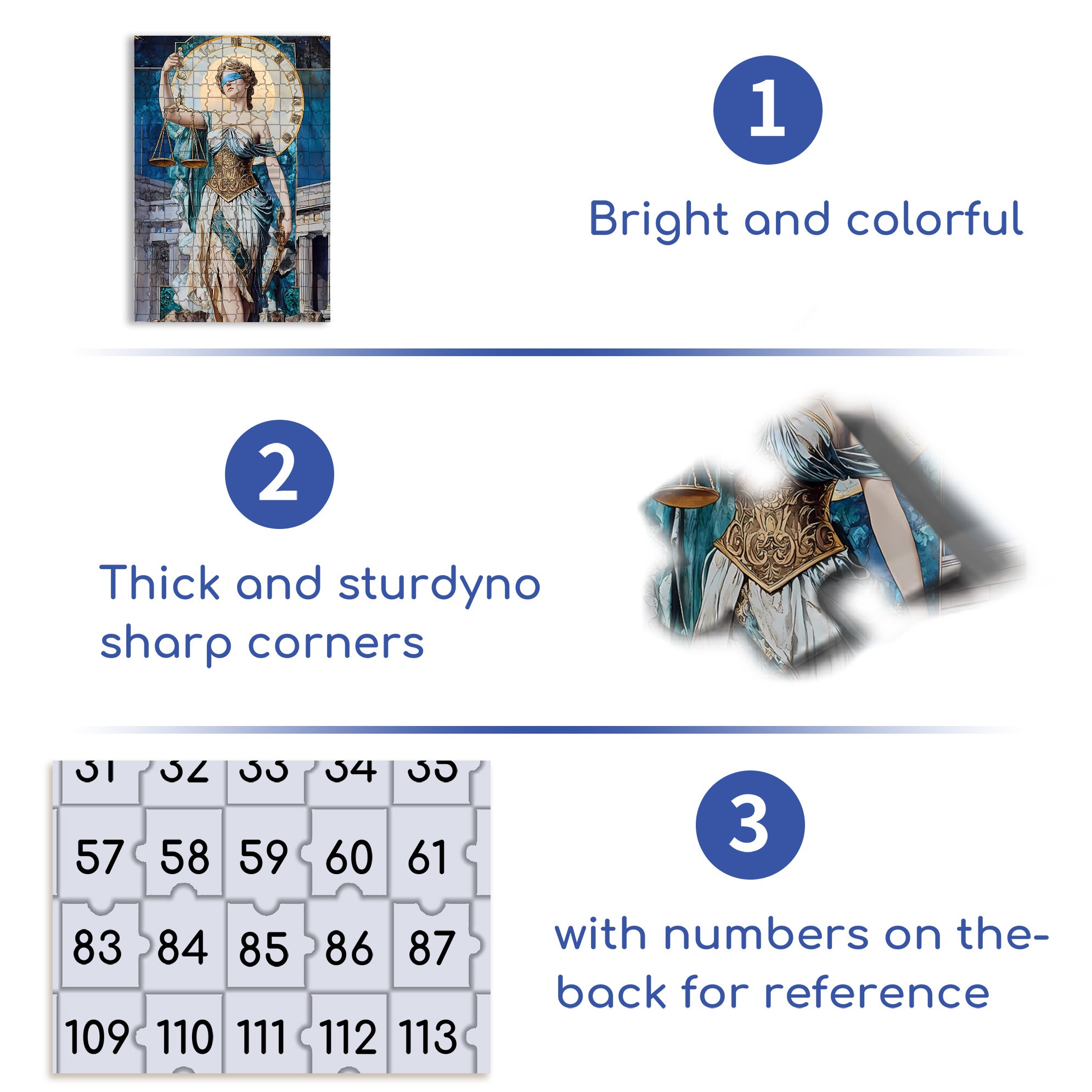 Libra 500pcs/1000pcs Jigsaw Puzzle, Scratch-Resistant, Interactive Family Game & Brain-Boosting DIY Decor, Perfect for Halloween, Christmas & New Year Gifts, Family Puzzle Game