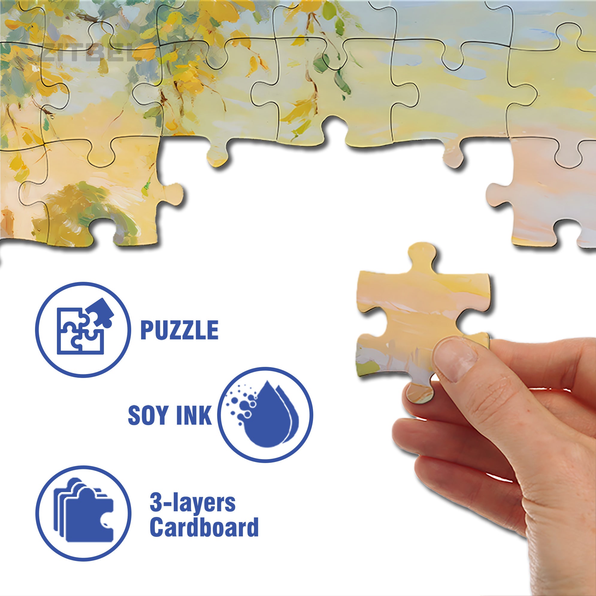 Quiet Suburbs 500pcs/1000pcs Jigsaw Puzzle, Scratch-Resistant, Interactive Family Game & Brain-Boosting DIY Decor, Perfect for Halloween, Christmas & New Year Gifts, Family Puzzle Game