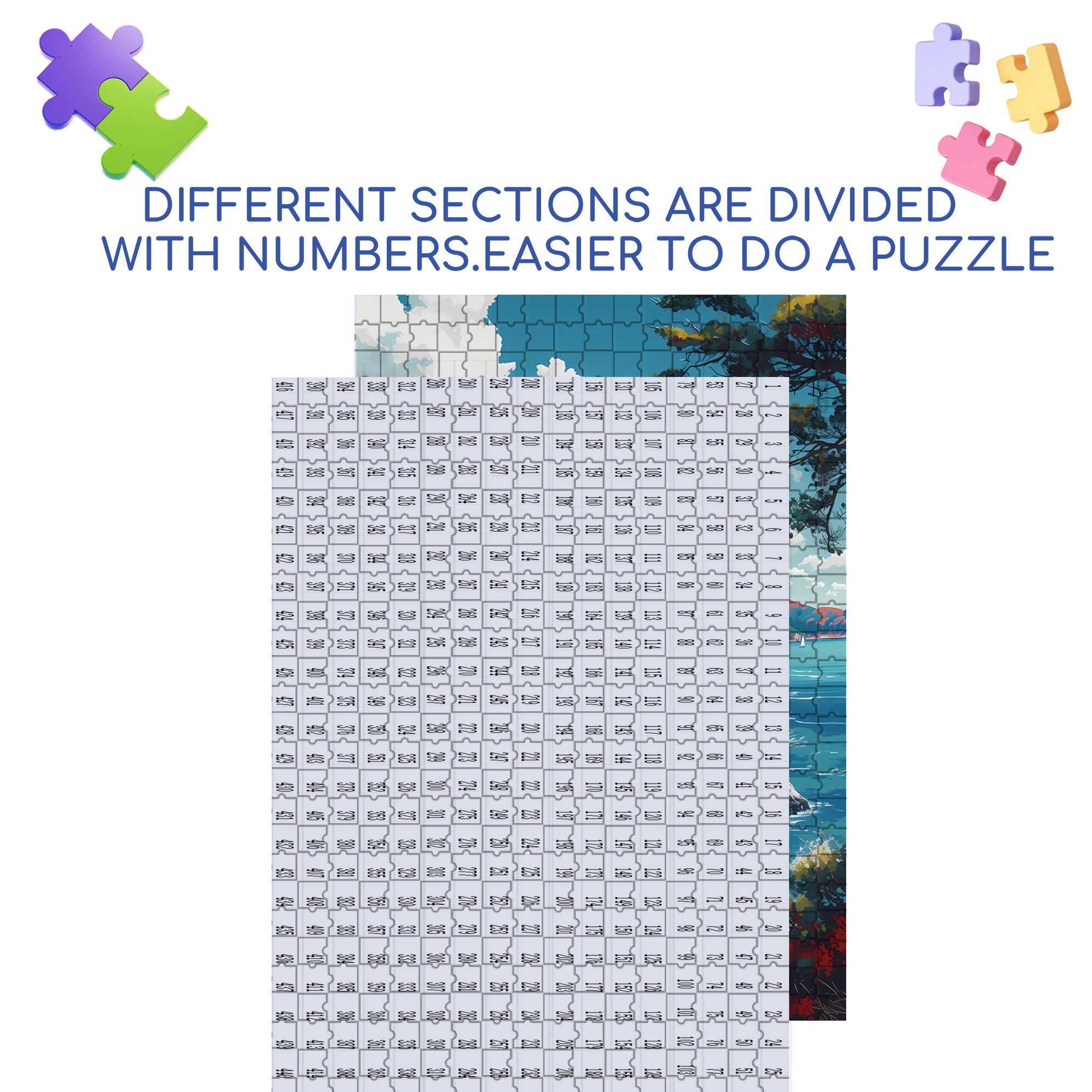 San Francisco 500pcs/1000pcs Jigsaw Puzzle, Scratch-Resistant, Interactive Family Game & Brain-Boosting DIY Decor, Perfect for Halloween, Christmas & New Year Gifts, Family Puzzle Game