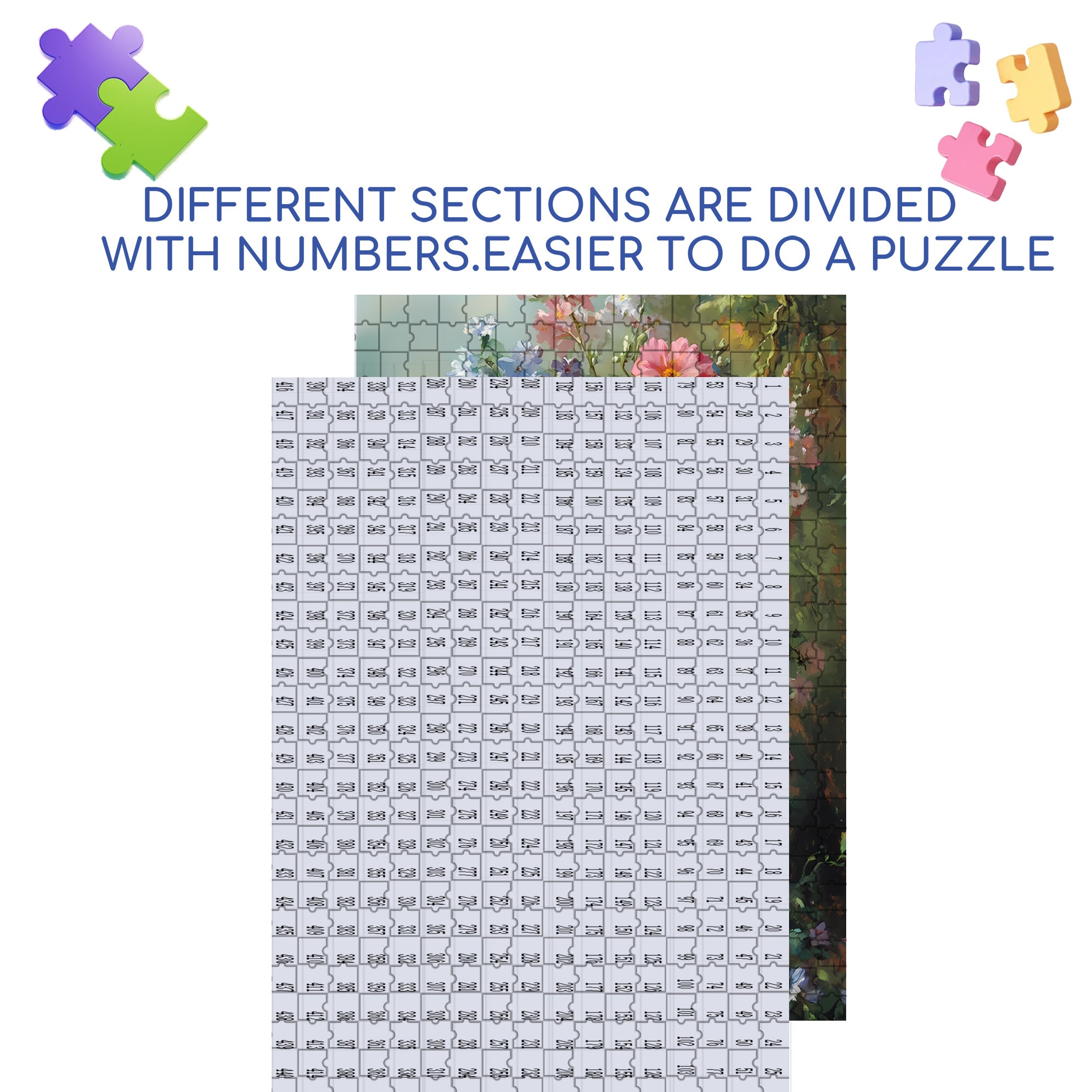 Spring Art 500pcs/1000pcs Jigsaw Puzzle, Scratch-Resistant, Interactive Family Game & Brain-Boosting DIY Decor, Perfect for Halloween, Christmas & New Year Gifts, Family Puzzle Game