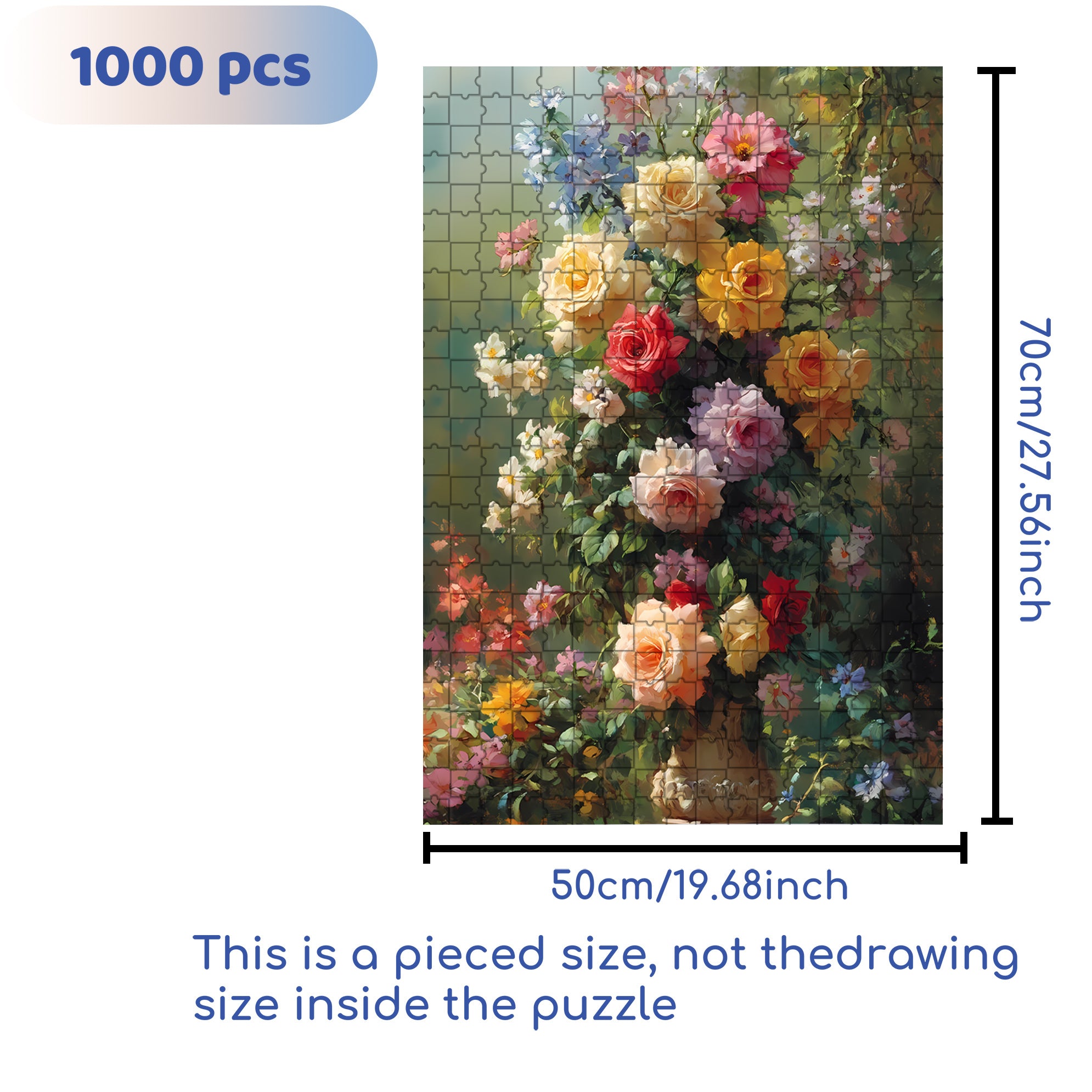 Spring Art 500pcs/1000pcs Jigsaw Puzzle, Scratch-Resistant, Interactive Family Game & Brain-Boosting DIY Decor, Perfect for Halloween, Christmas & New Year Gifts, Family Puzzle Game