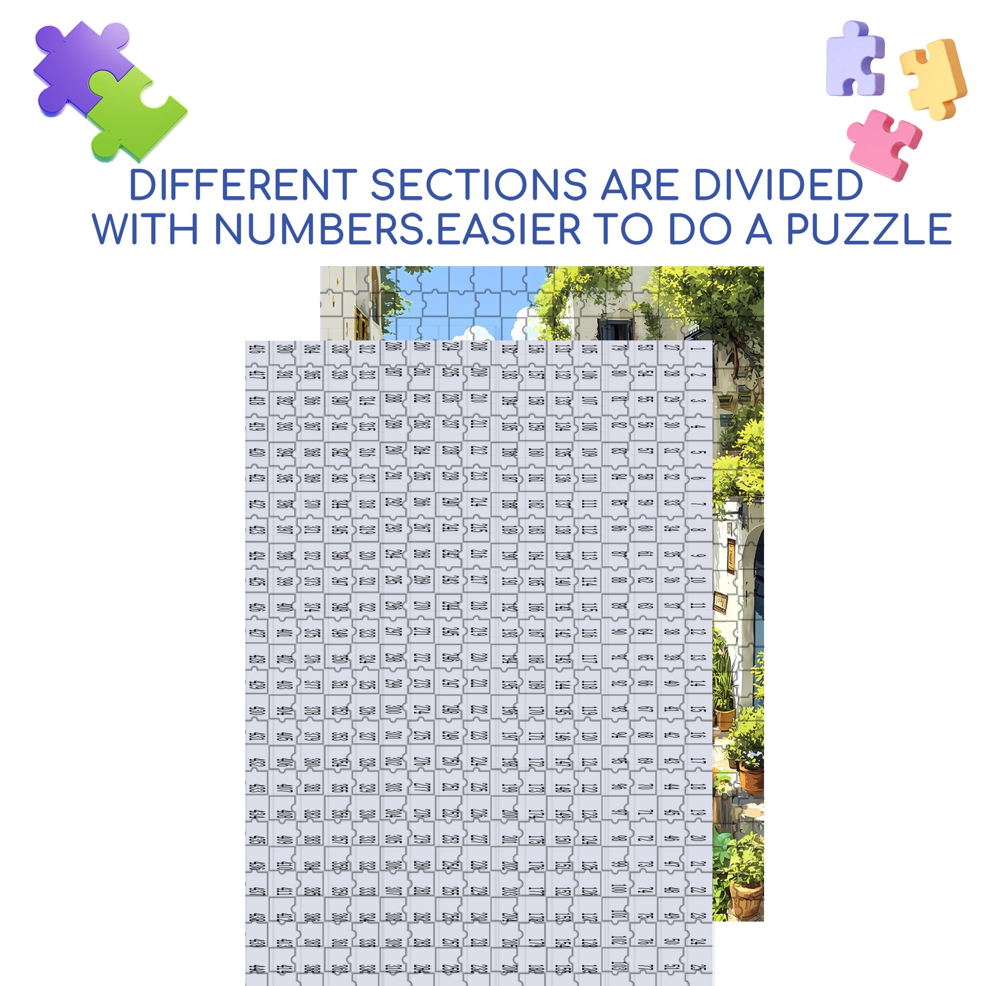 Take A Walk 500pcs/1000pcs Jigsaw Puzzle, Scratch-Resistant, Interactive Family Game & Brain-Boosting DIY Decor, Perfect for Halloween, Christmas & New Year Gifts, Family Puzzle Game