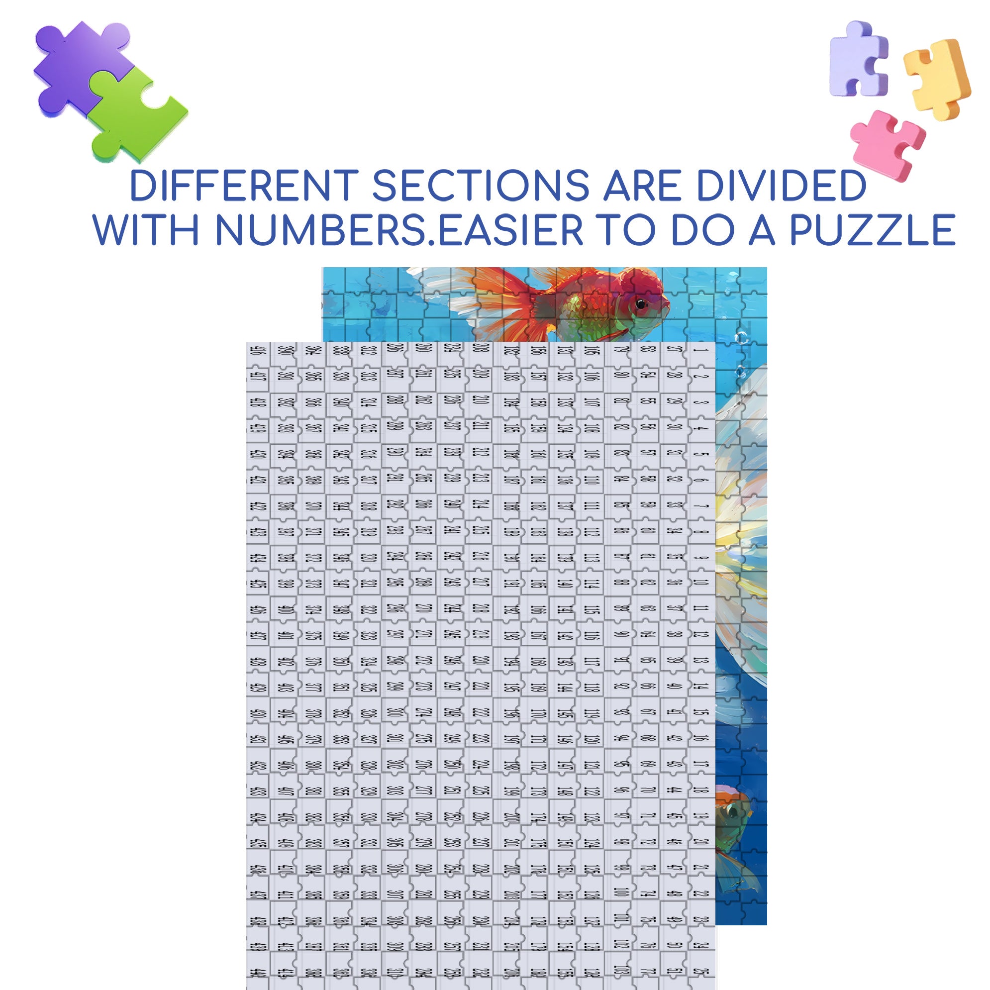 Bubble Sound 500pcs/1000pcs Jigsaw Puzzle, Scratch-Resistant, Interactive Family Game & Brain-Boosting DIY Decor, Perfect for Halloween, Christmas & New Year Gifts, Family Puzzle Game