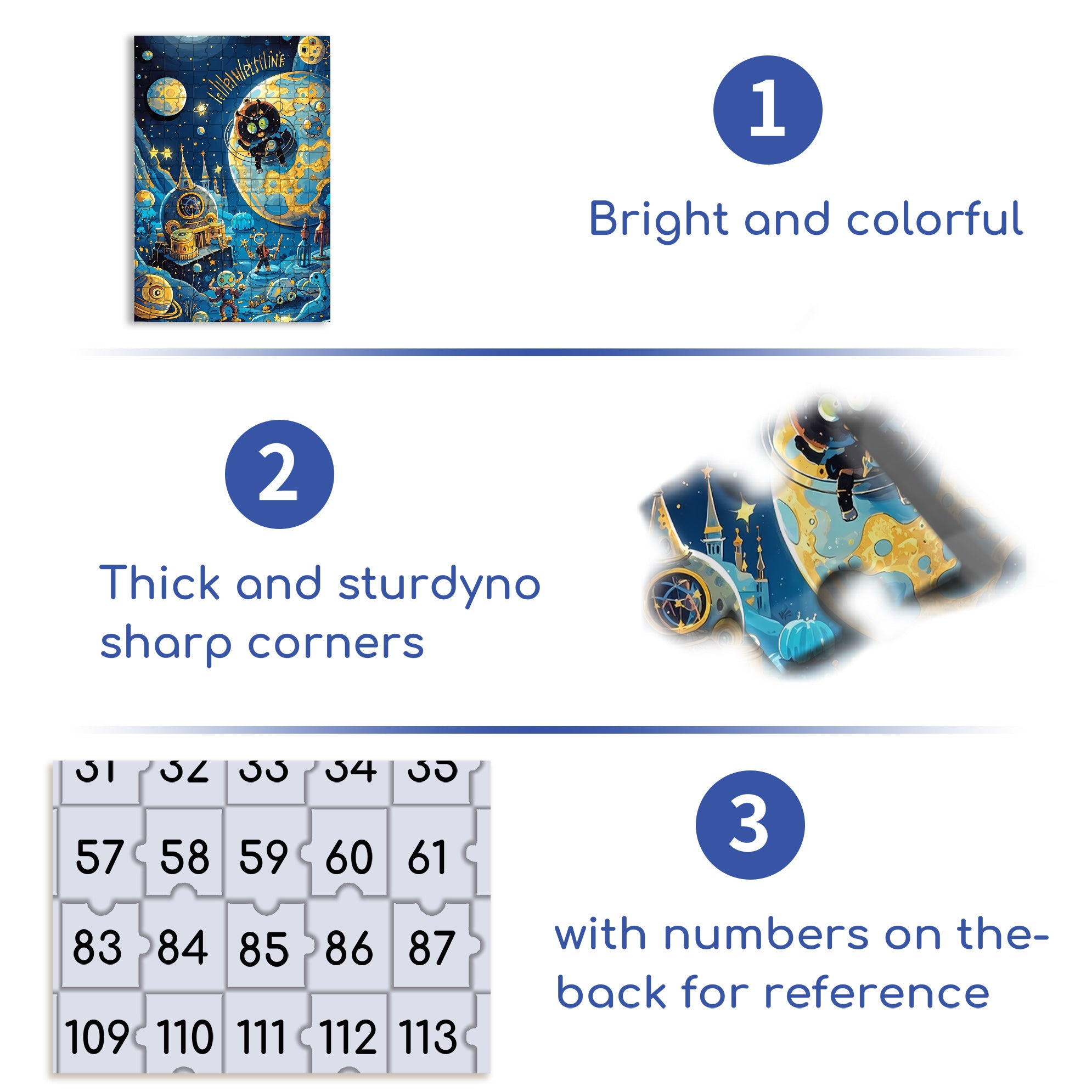 E.T 500pcs/1000pcs Jigsaw Puzzle, Scratch-Resistant, Interactive Family Game & Brain-Boosting DIY Decor, Perfect for Halloween, Christmas & New Year Gifts, Family Puzzle Game