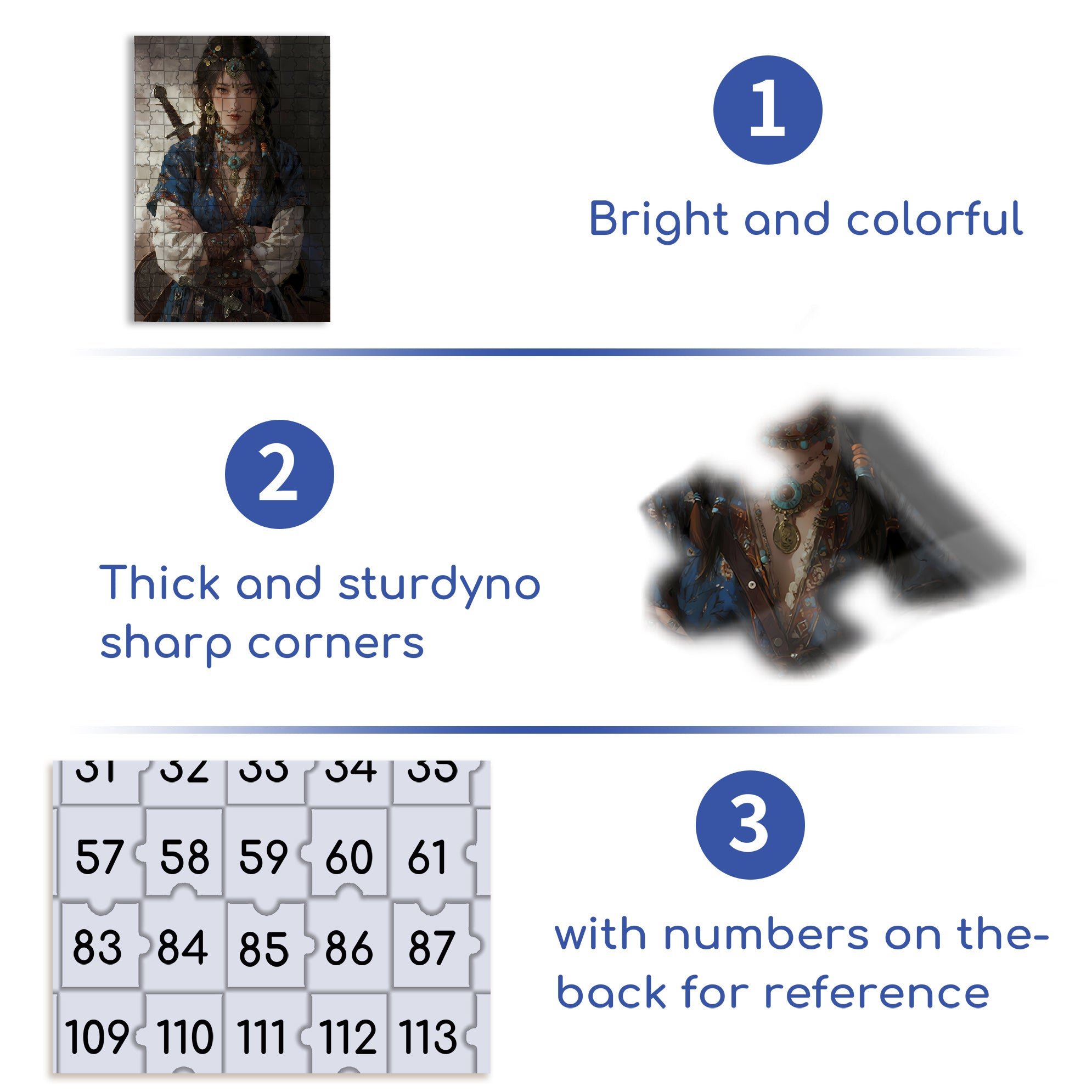 Heroine 500pcs/1000pcs Jigsaw Puzzle, Scratch-Resistant, Interactive Family Game & Brain-Boosting DIY Decor, Perfect for Halloween, Christmas & New Year Gifts, Family Puzzle Game