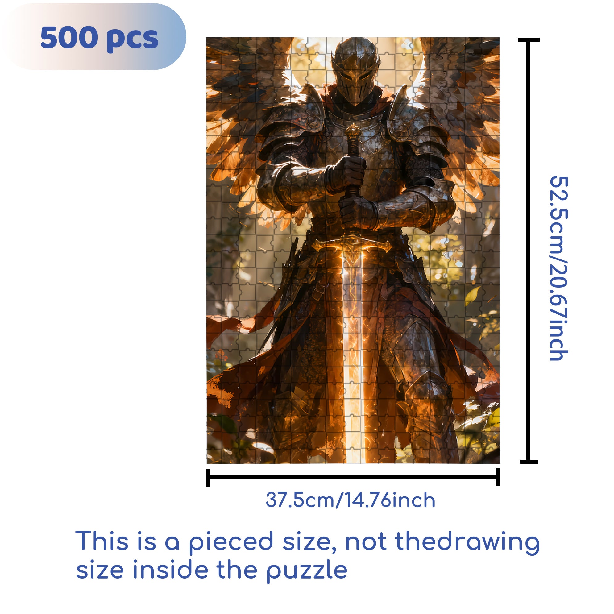 Kamen Rider 500pcs/1000pcs Jigsaw Puzzle, Scratch-Resistant, Interactive Family Game & Brain-Boosting DIY Decor, Perfect for Halloween, Christmas & New Year Gifts, Family Puzzle Game