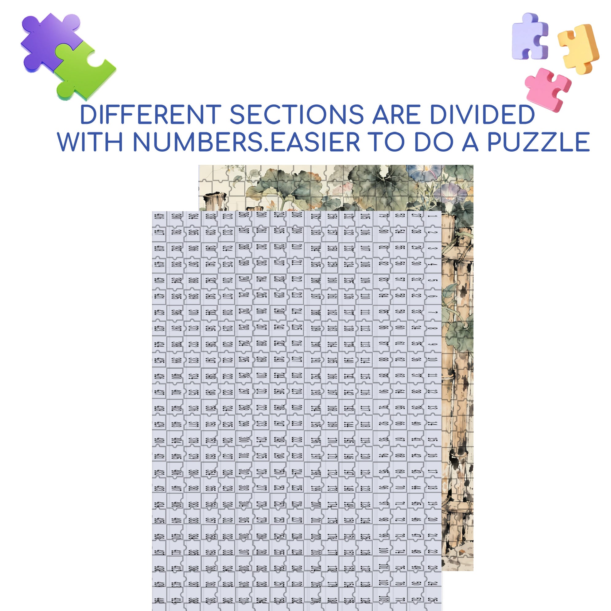Little Puppy 500pcs/1000pcs Jigsaw Puzzle, Scratch-Resistant, Interactive Family Game & Brain-Boosting DIY Decor, Perfect for Halloween, Christmas & New Year Gifts, Family Puzzle Game
