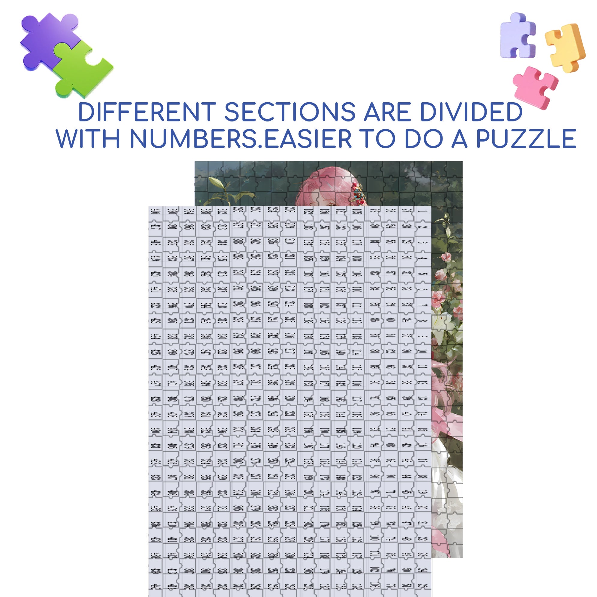 My Love 500pcs/1000pcs Jigsaw Puzzle, Scratch-Resistant, Interactive Family Game & Brain-Boosting DIY Decor, Perfect for Halloween, Christmas & New Year Gifts, Family Puzzle Game