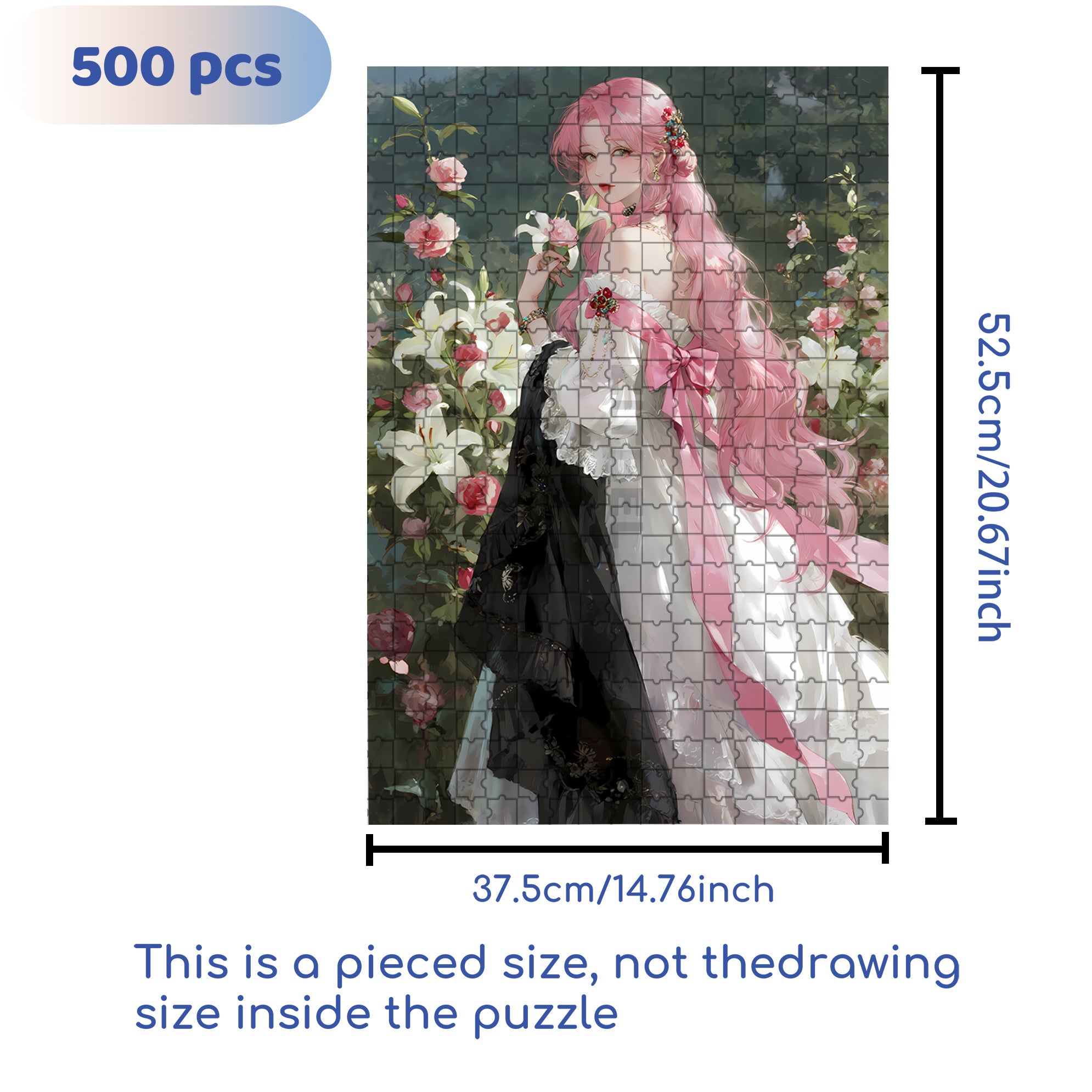 My Love 500pcs/1000pcs Jigsaw Puzzle, Scratch-Resistant, Interactive Family Game & Brain-Boosting DIY Decor, Perfect for Halloween, Christmas & New Year Gifts, Family Puzzle Game