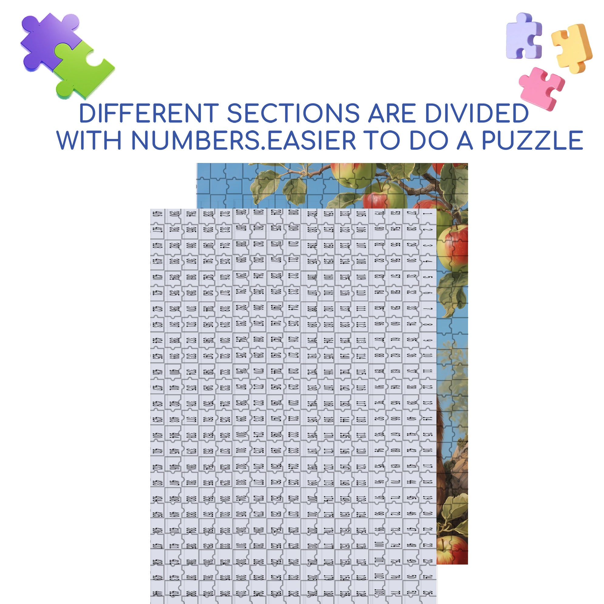 Play With Friends 500pcs/1000pcs Jigsaw Puzzle, Scratch-Resistant, Interactive Family Game & Brain-Boosting DIY Decor, Perfect for Halloween, Christmas & New Year Gifts, Family Puzzle Game