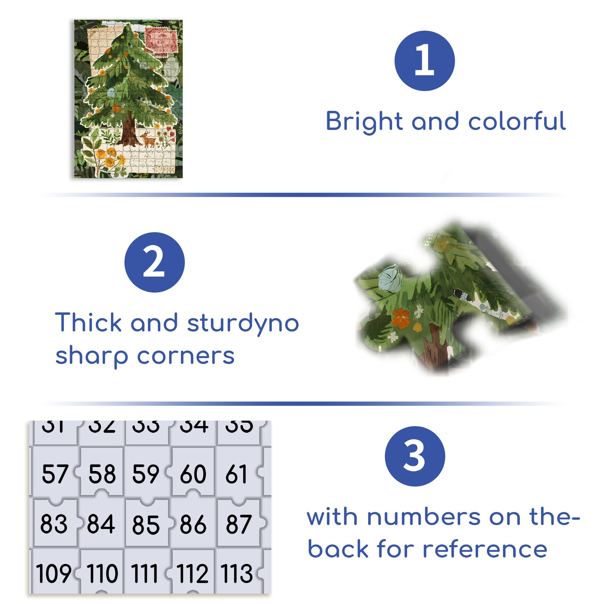 Postcard 500pcs/1000pcs Jigsaw Puzzle, Scratch-Resistant, Interactive Family Game & Brain-Boosting DIY Decor, Perfect for Halloween, Christmas & New Year Gifts, Family Puzzle Game
