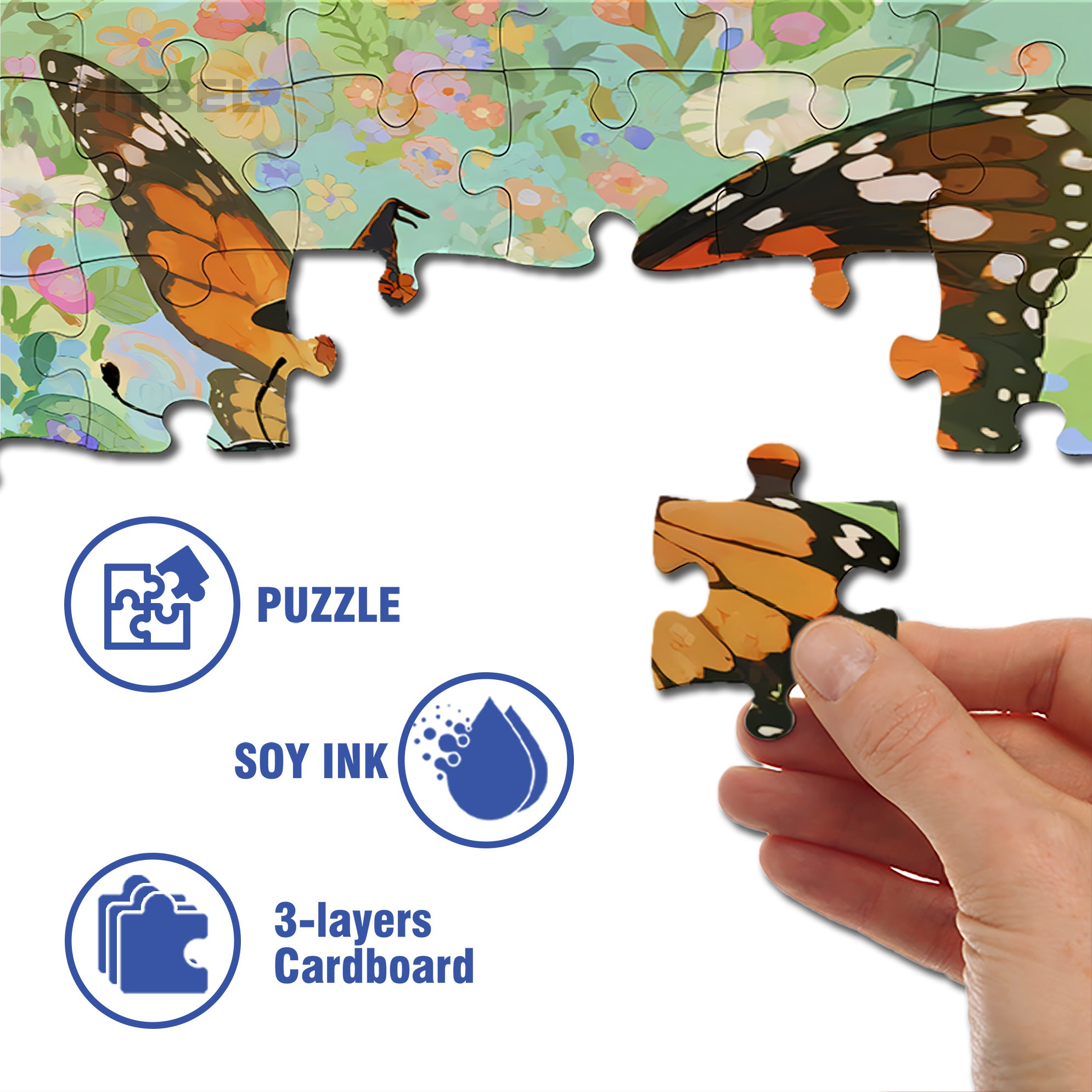 Rhapsody 500pcs/1000pcs Jigsaw Puzzle, Scratch-Resistant, Interactive Family Game & Brain-Boosting DIY Decor, Perfect for Halloween, Christmas & New Year Gifts, Family Puzzle Game