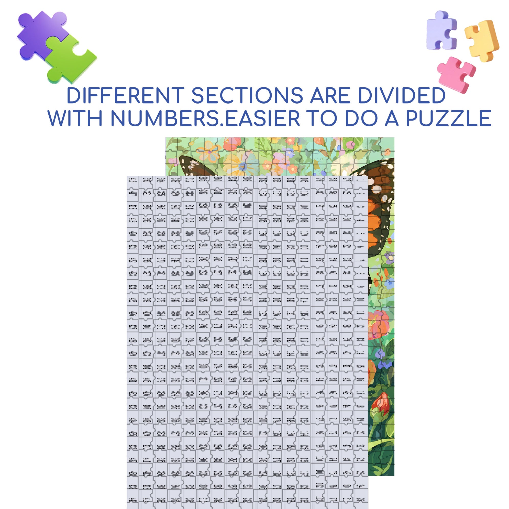 Rhapsody 500pcs/1000pcs Jigsaw Puzzle, Scratch-Resistant, Interactive Family Game & Brain-Boosting DIY Decor, Perfect for Halloween, Christmas & New Year Gifts, Family Puzzle Game