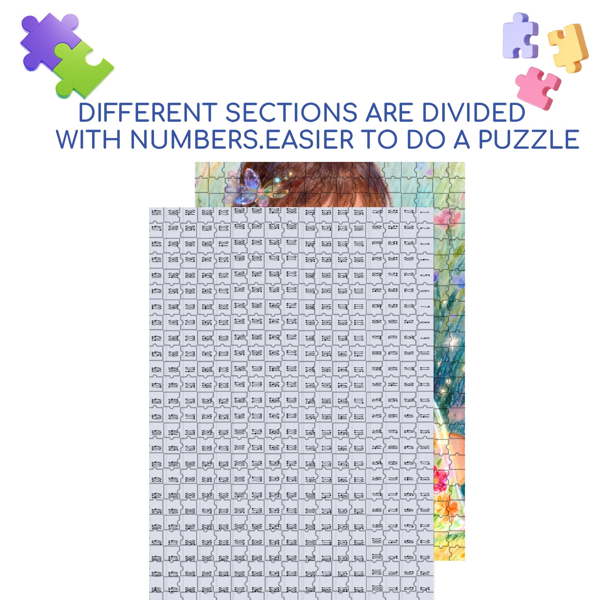 Sparkling 500pcs/1000pcs Jigsaw Puzzle, Scratch-Resistant, Interactive Family Game & Brain-Boosting DIY Decor, Perfect for Halloween, Christmas & New Year Gifts, Family Puzzle Game