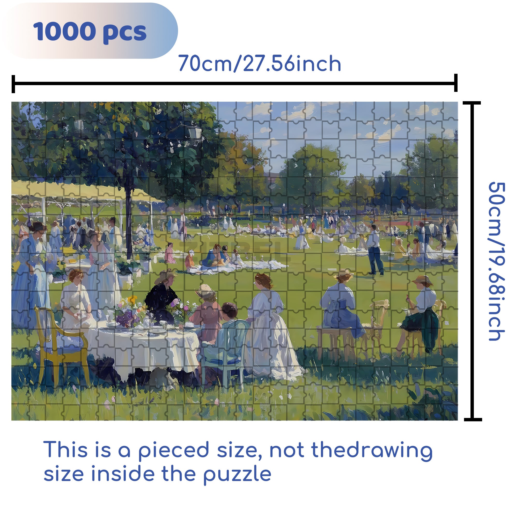 Sunny 500pcs/1000pcs Jigsaw Puzzle, Scratch-Resistant, Interactive Family Game & Brain-Boosting DIY Decor, Perfect for Halloween, Christmas & New Year Gifts, Family Puzzle Game