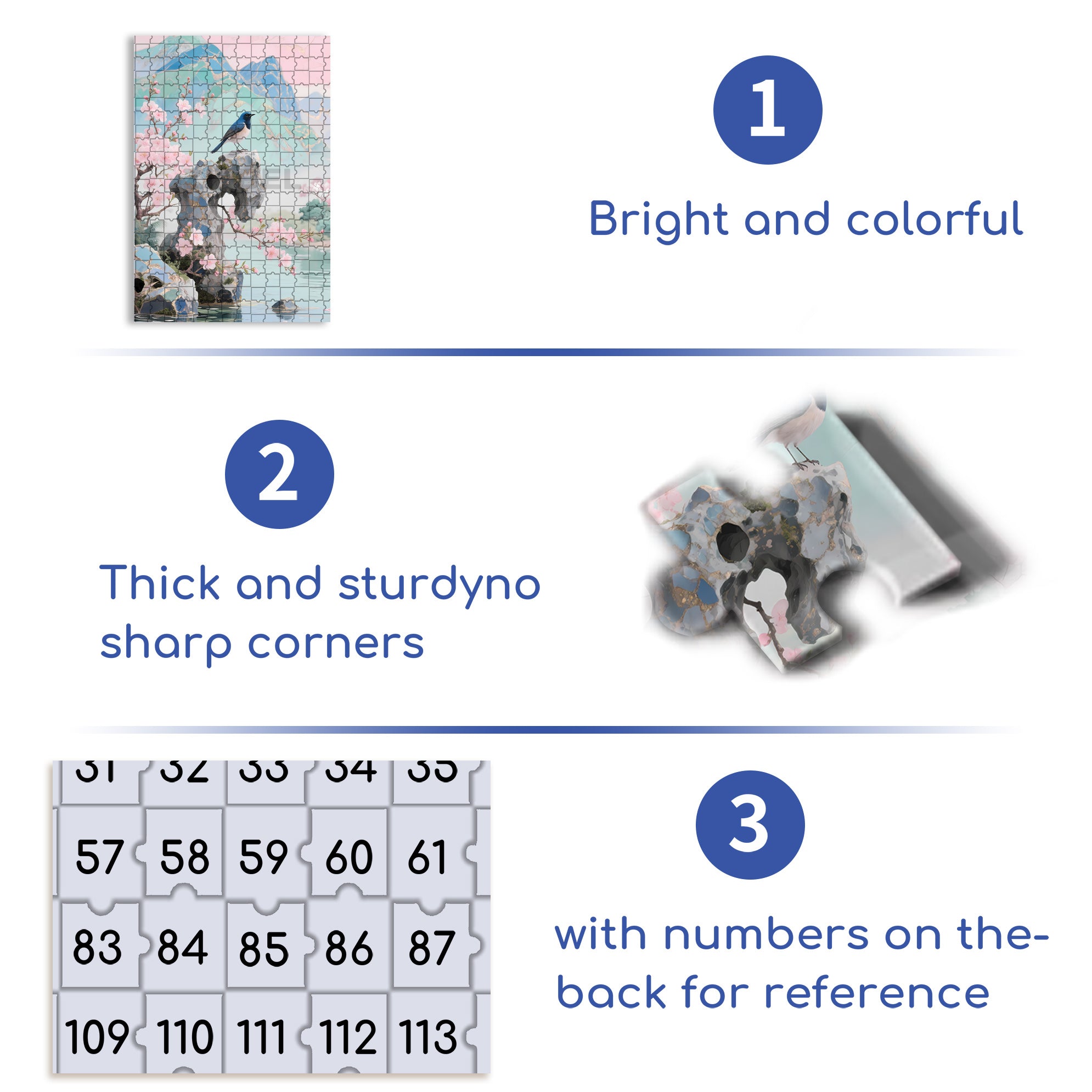 Taihu Lake Stone 500pcs/1000pcs Jigsaw Puzzle, Scratch-Resistant, Interactive Family Game & Brain-Boosting DIY Decor, Perfect for Halloween, Christmas & New Year Gifts, Family Puzzle Game
