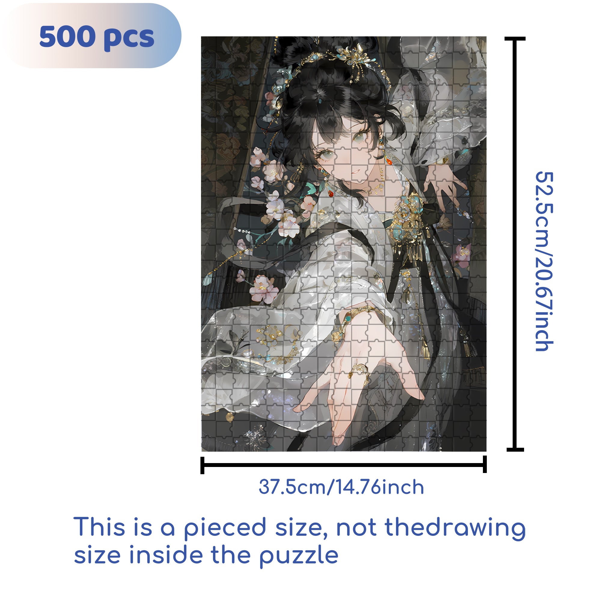 Come With Me 500pcs/1000pcs Jigsaw Puzzle, Scratch-Resistant, Interactive Family Game & Brain-Boosting DIY Decor, Perfect for Halloween, Christmas & New Year Gifts, Family Puzzle Game