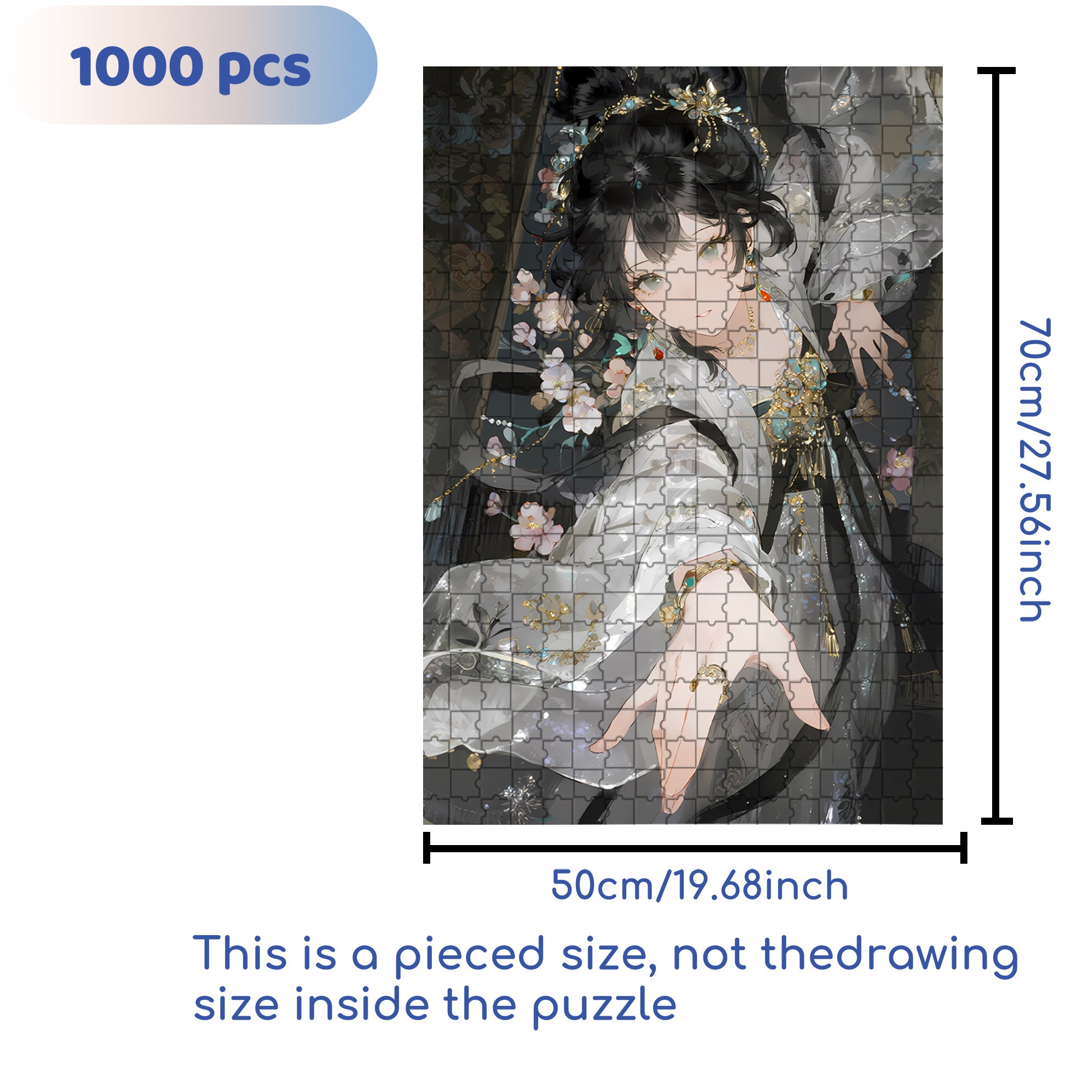 Come With Me 500pcs/1000pcs Jigsaw Puzzle, Scratch-Resistant, Interactive Family Game & Brain-Boosting DIY Decor, Perfect for Halloween, Christmas & New Year Gifts, Family Puzzle Game