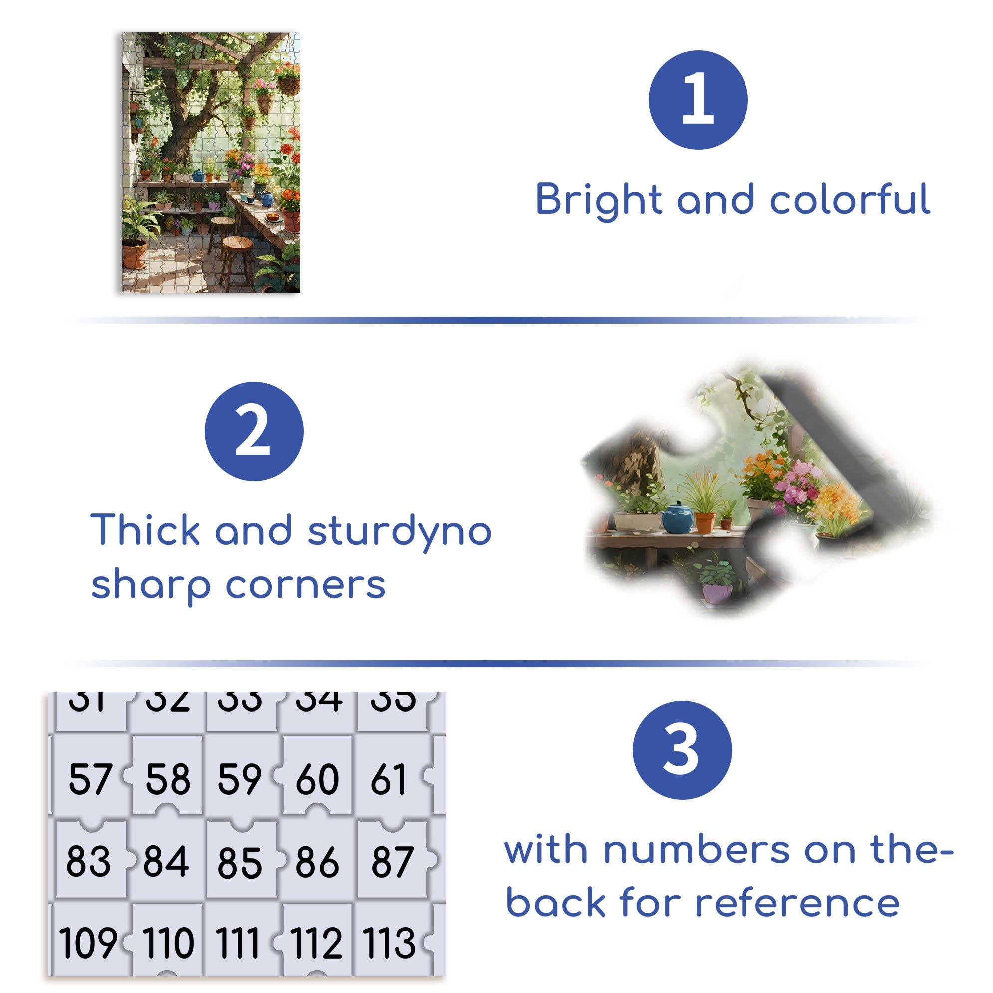 Cozy Balcony 500pcs/1000pcs Jigsaw Puzzle, Scratch-Resistant, Interactive Family Game & Brain-Boosting DIY Decor, Perfect for Halloween, Christmas & New Year Gifts, Family Puzzle Game