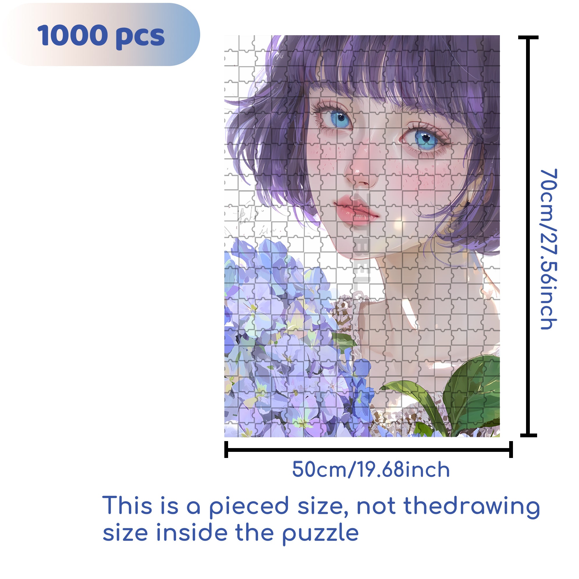 Gaze 500pcs/1000pcs Jigsaw Puzzle, Scratch-Resistant, Interactive Family Game & Brain-Boosting DIY Decor, Perfect for Halloween, Christmas & New Year Gifts, Family Puzzle Game