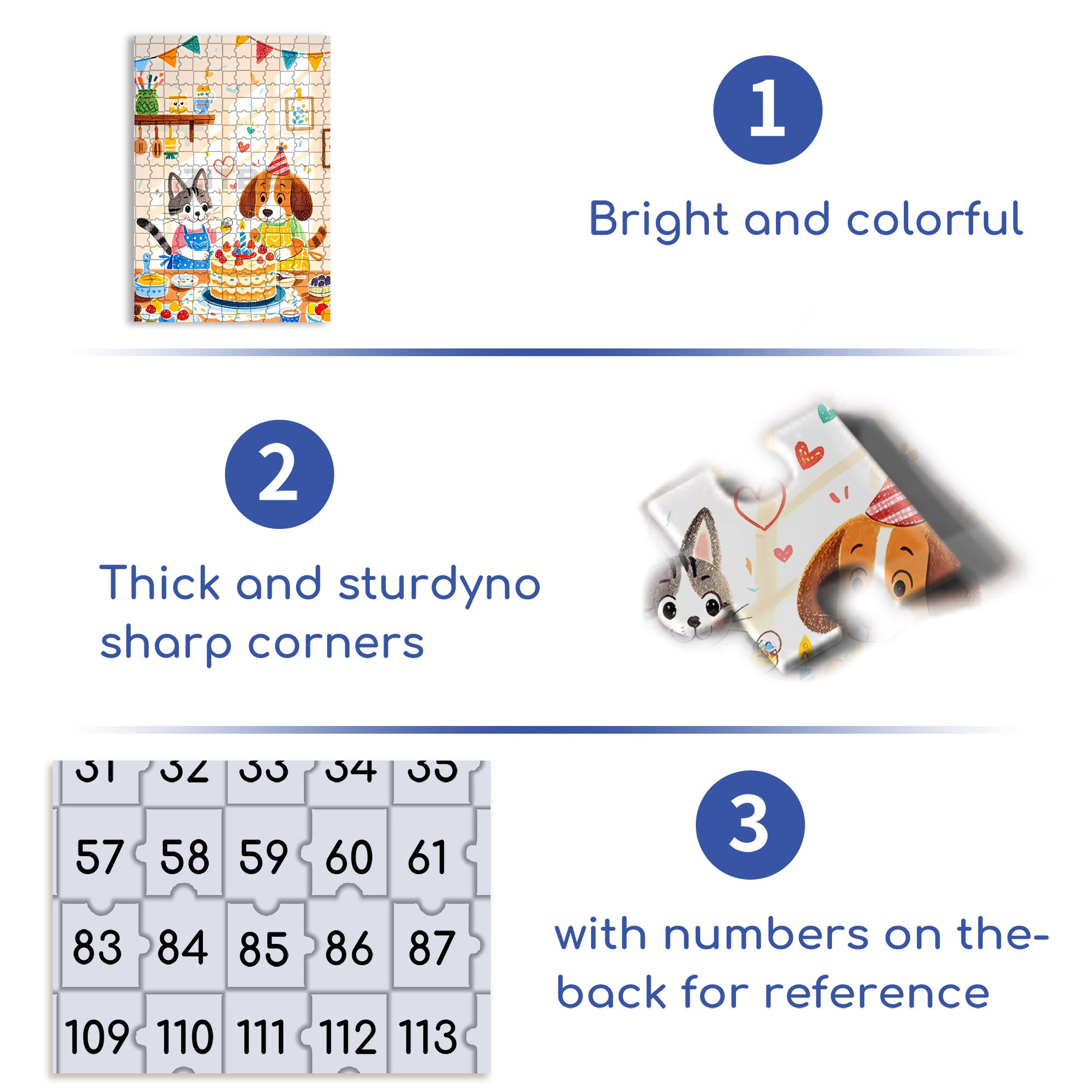 Happy Birthday To You 500pcs/1000pcs Jigsaw Puzzle, Scratch-Resistant, Interactive Family Game & Brain-Boosting DIY Decor, Perfect for Halloween, Christmas & New Year Gifts, Family Puzzle Game
