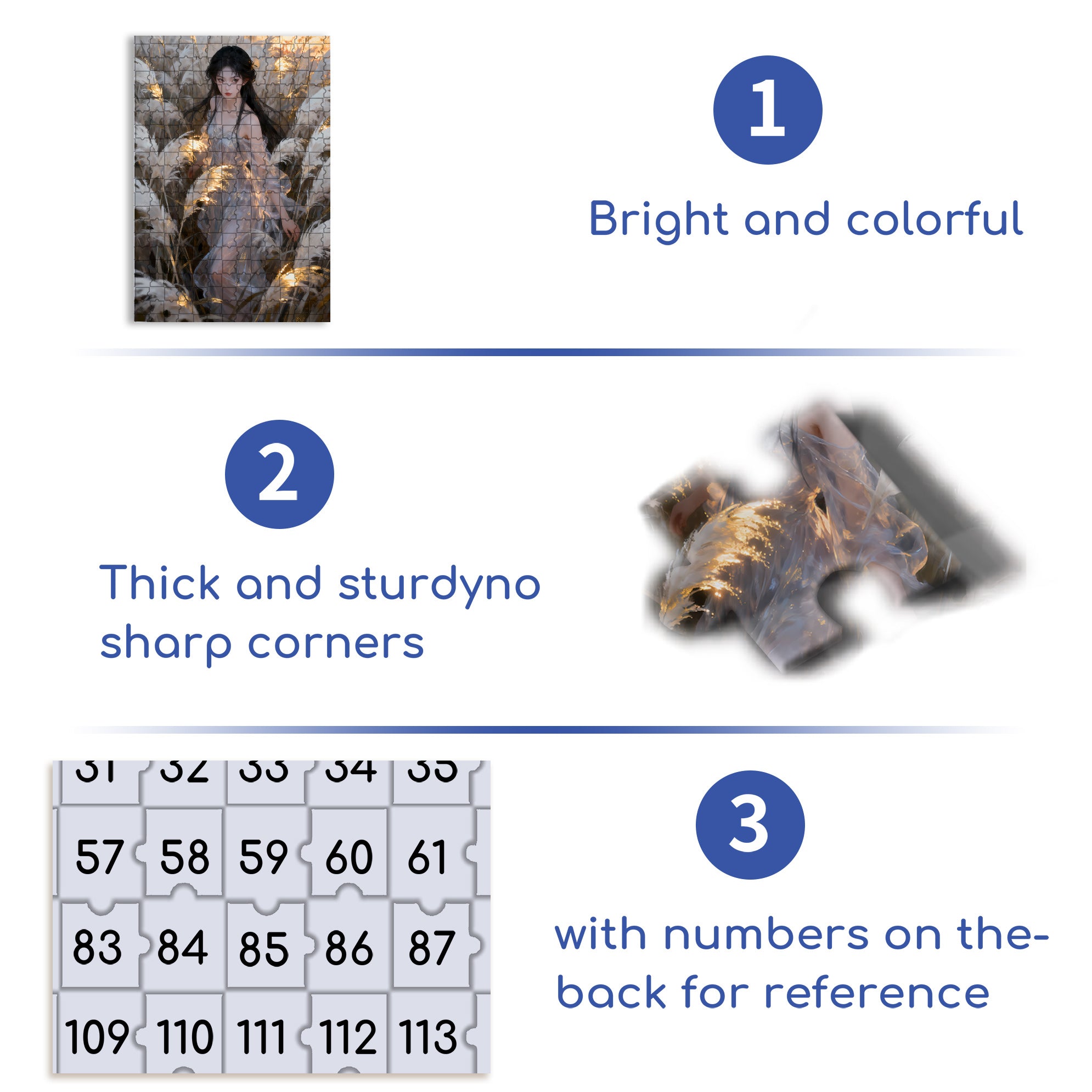In The Reeds 500pcs/1000pcs Jigsaw Puzzle, Scratch-Resistant, Interactive Family Game & Brain-Boosting DIY Decor, Perfect for Halloween, Christmas & New Year Gifts, Family Puzzle Game
