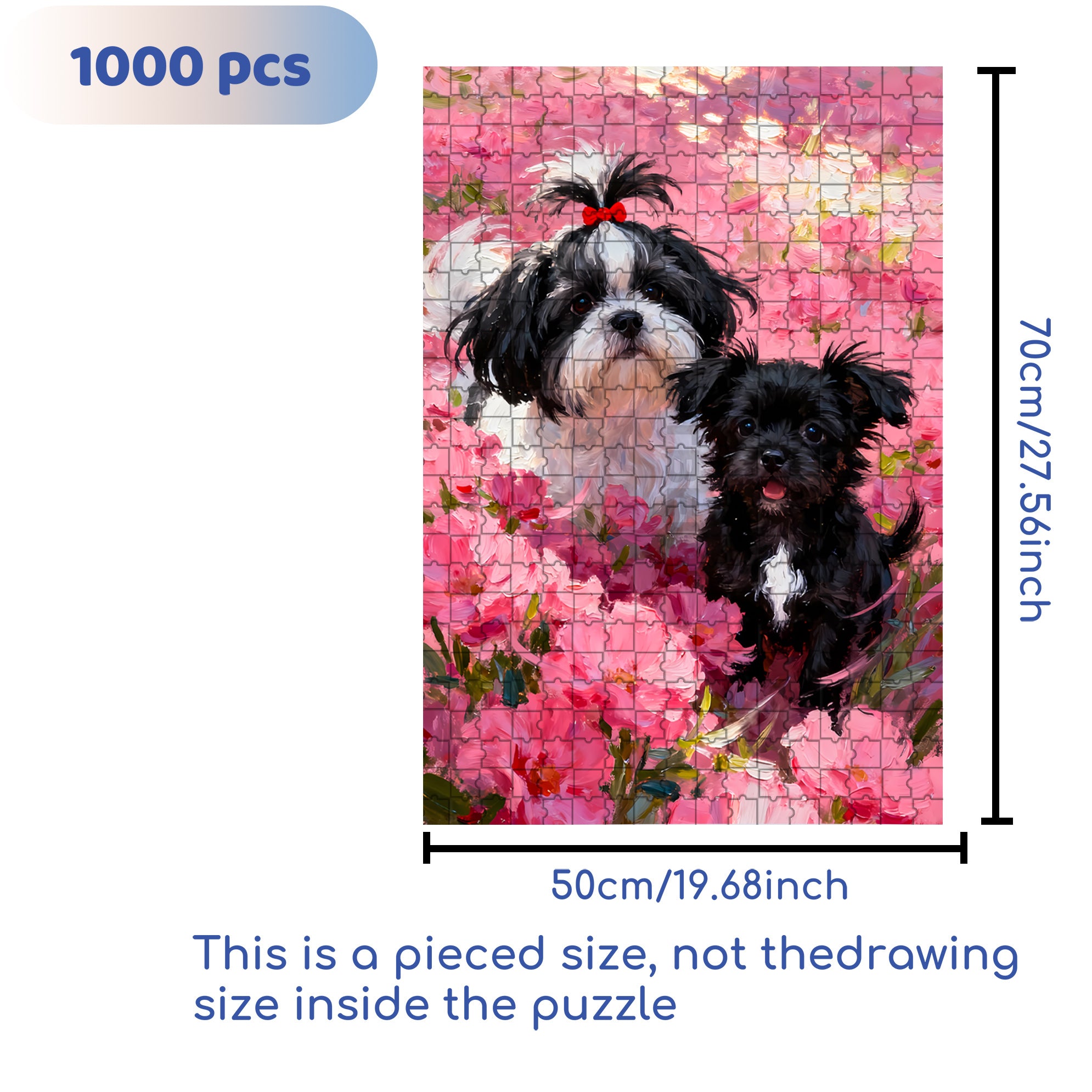 Love Each Other 500pcs/1000pcs Jigsaw Puzzle, Scratch-Resistant, Interactive Family Game & Brain-Boosting DIY Decor, Perfect for Halloween, Christmas & New Year Gifts, Family Puzzle Game
