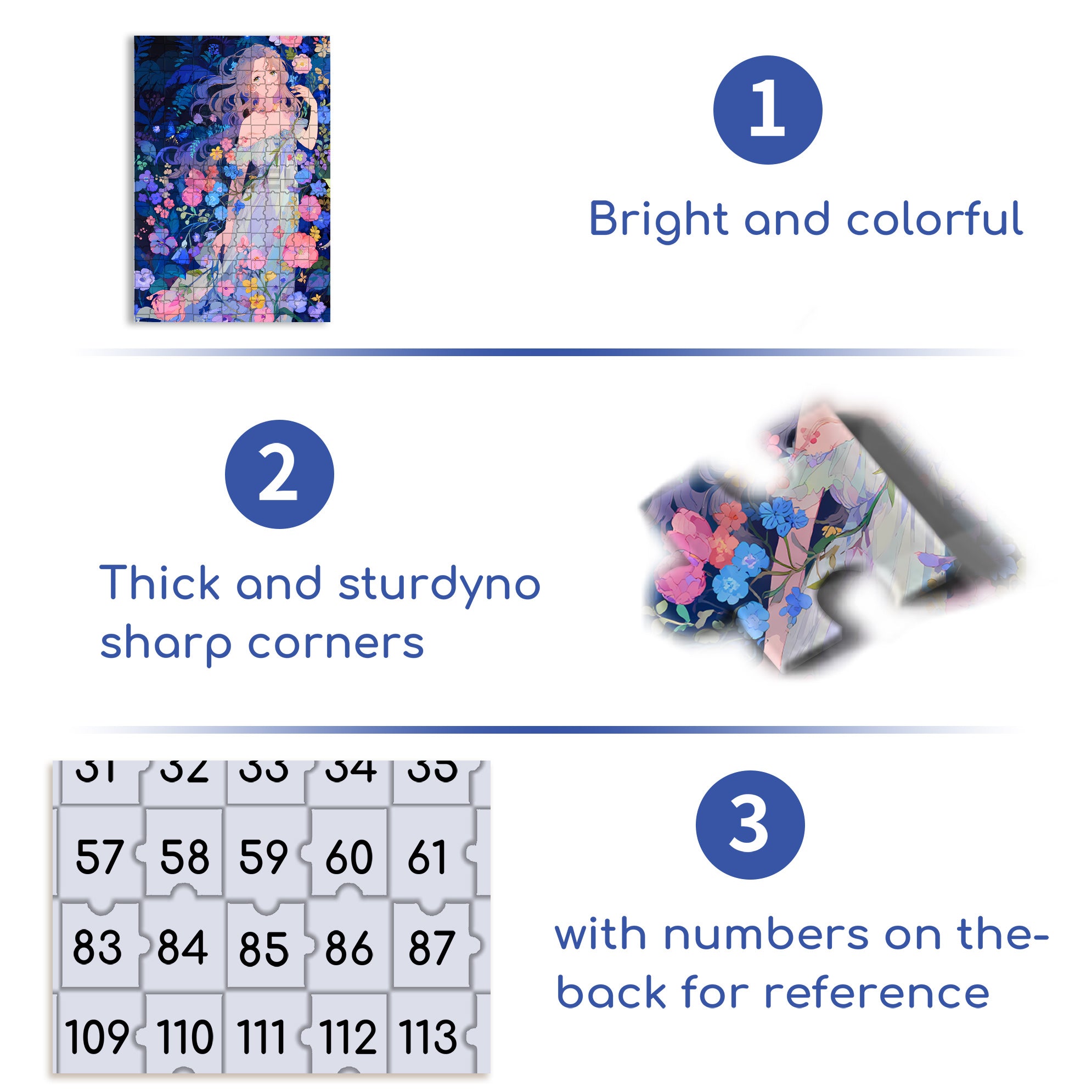 Melancholy Eyes 500pcs/1000pcs Jigsaw Puzzle, Scratch-Resistant, Interactive Family Game & Brain-Boosting DIY Decor, Perfect for Halloween, Christmas & New Year Gifts, Family Puzzle Game