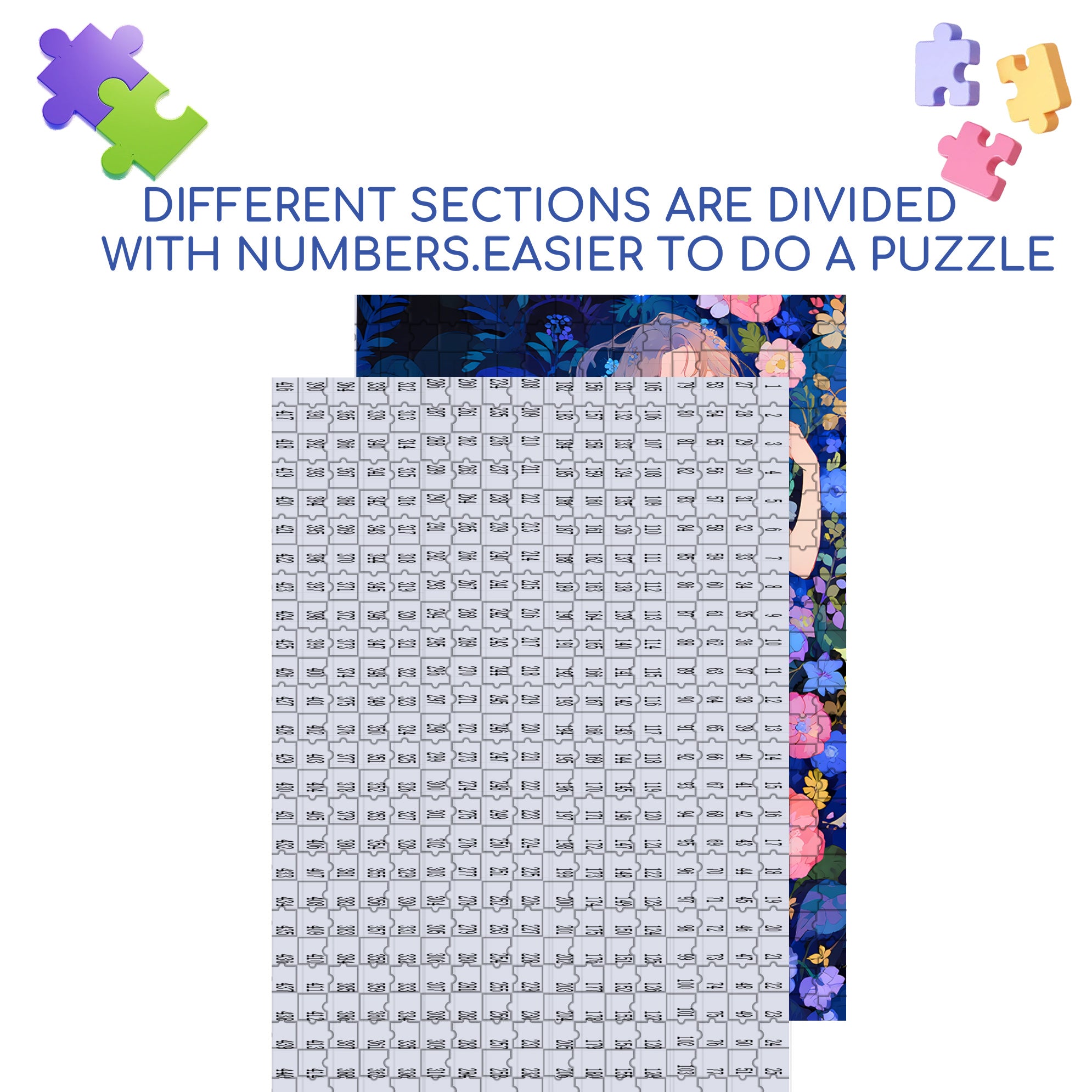 Melancholy Eyes 500pcs/1000pcs Jigsaw Puzzle, Scratch-Resistant, Interactive Family Game & Brain-Boosting DIY Decor, Perfect for Halloween, Christmas & New Year Gifts, Family Puzzle Game